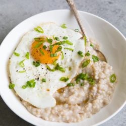 Overnight Miso Barley Oatmeal