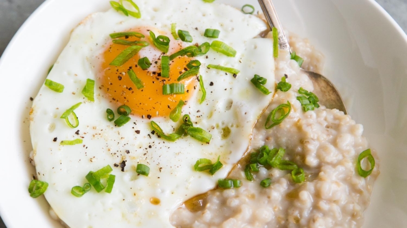 Overnight Miso Barley Oatmeal