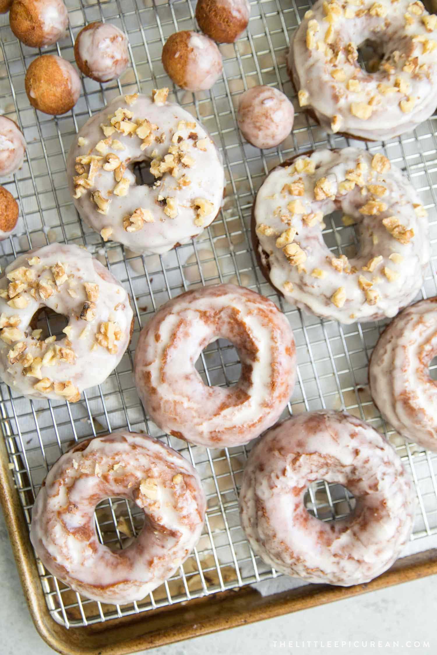 Banana Bread Doughnuts