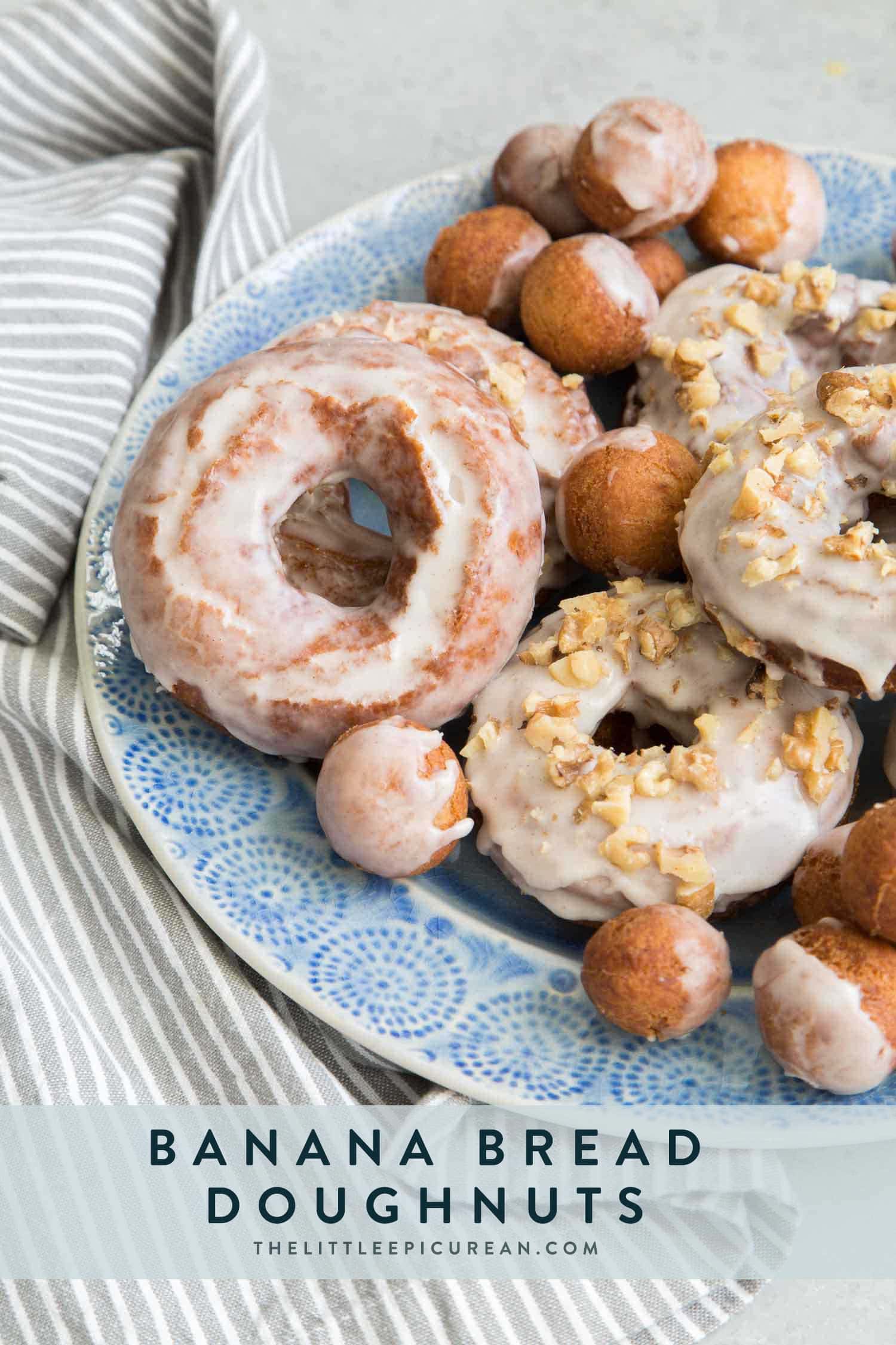 Banana Bread Doughnuts