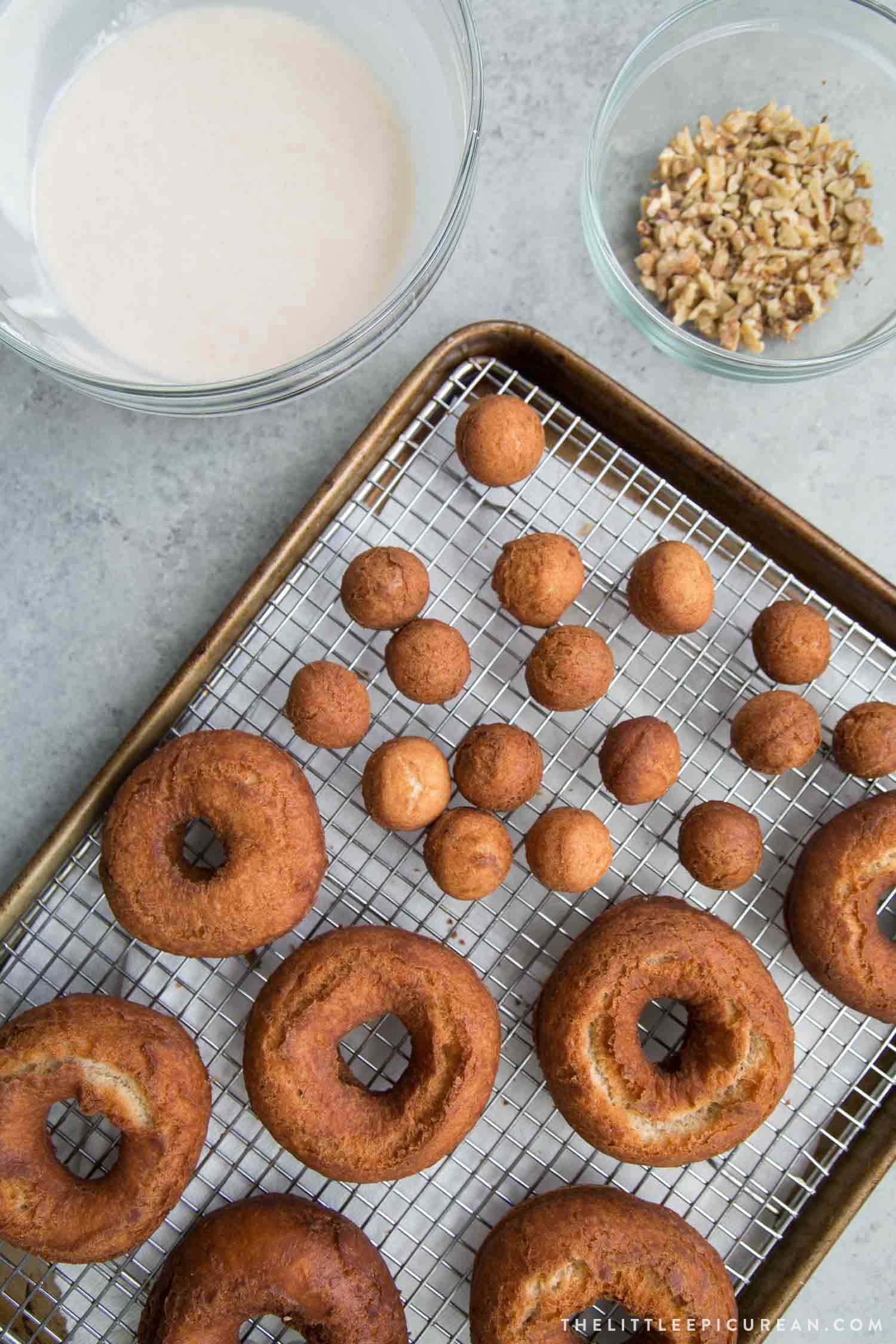 Banana Bread Doughnuts