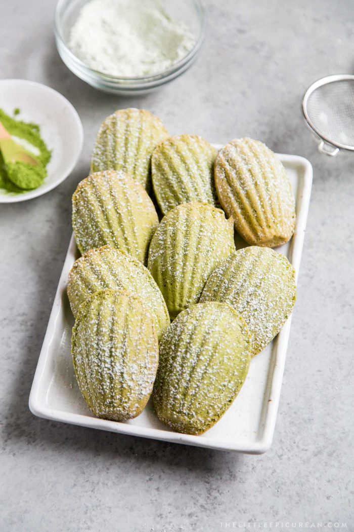 Matcha Madeleines The Little Epicurean