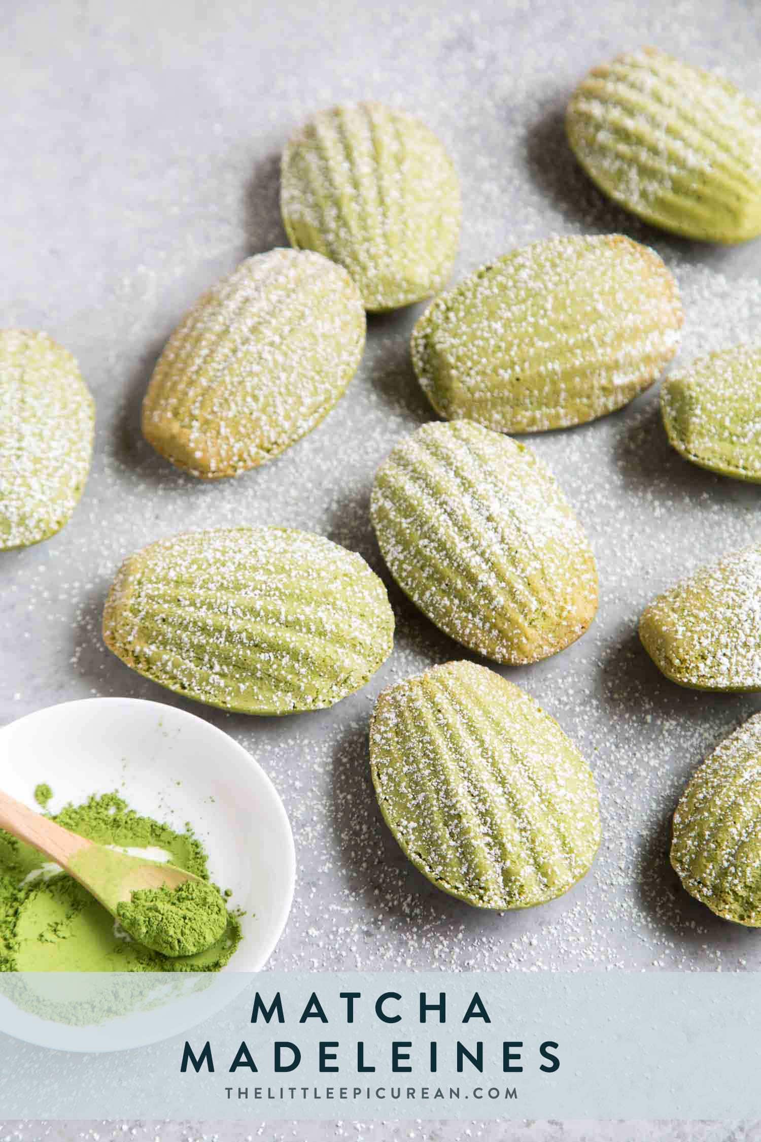 Matcha Madeleines