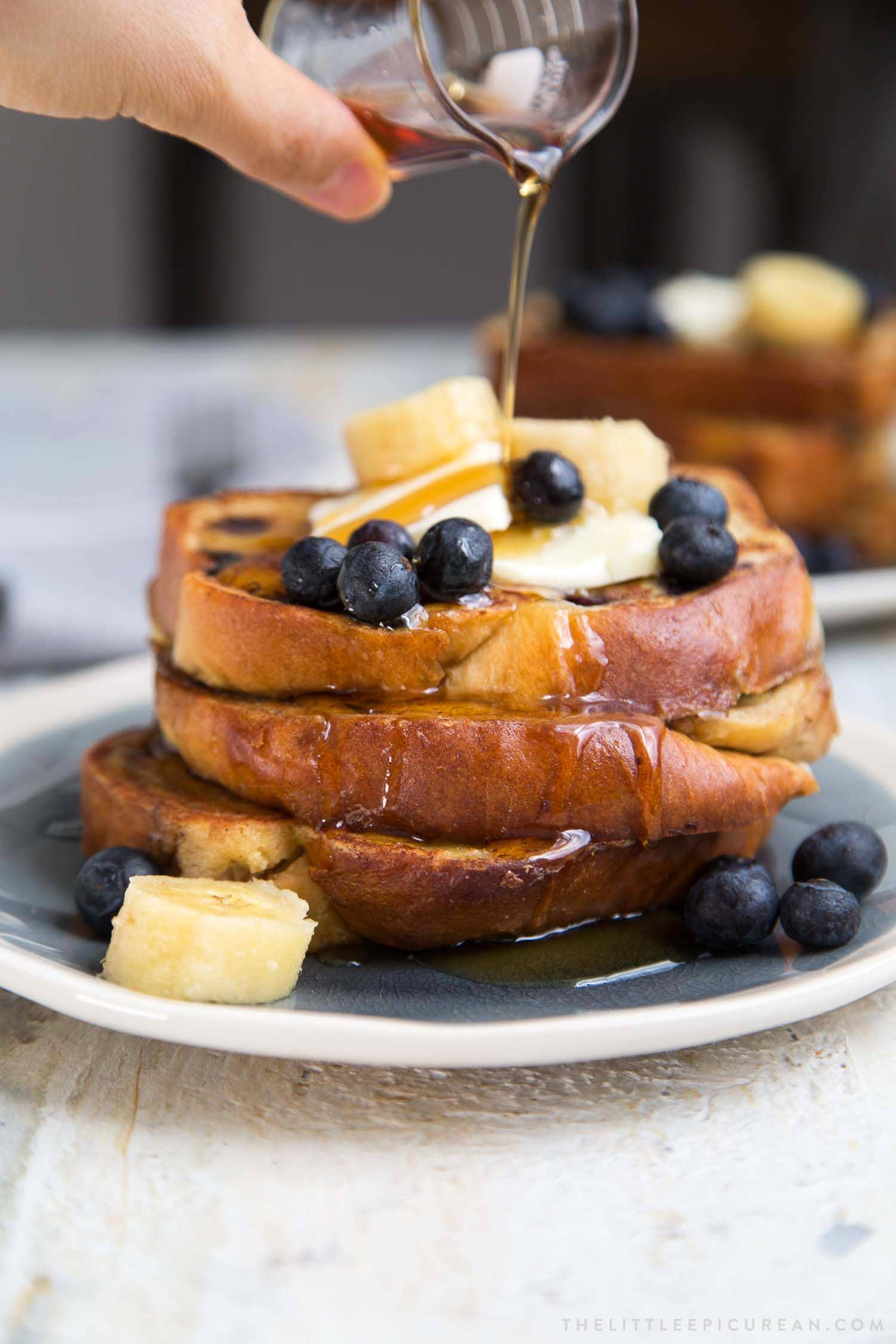 Blueberry Banana French Toast