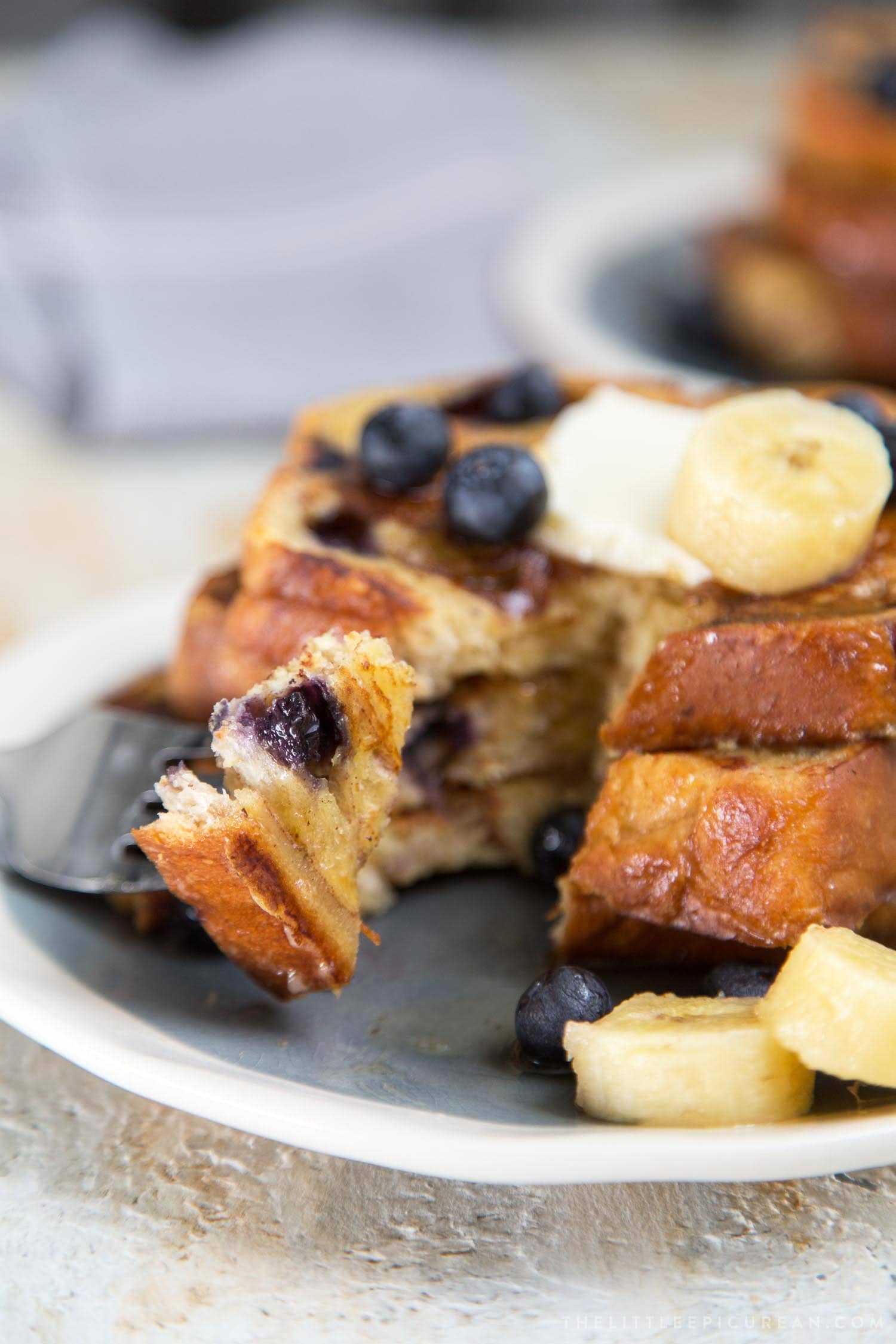 Blueberry Banana French Toast