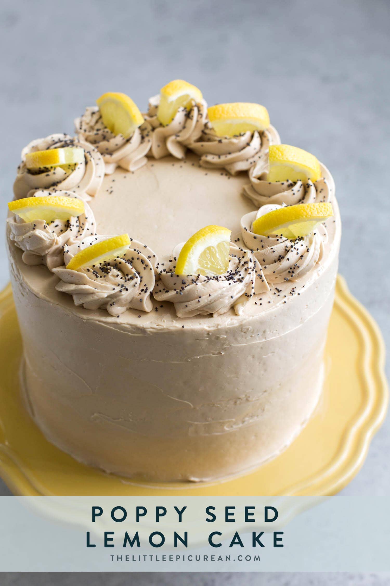 Poppy Seed Lemon Cake