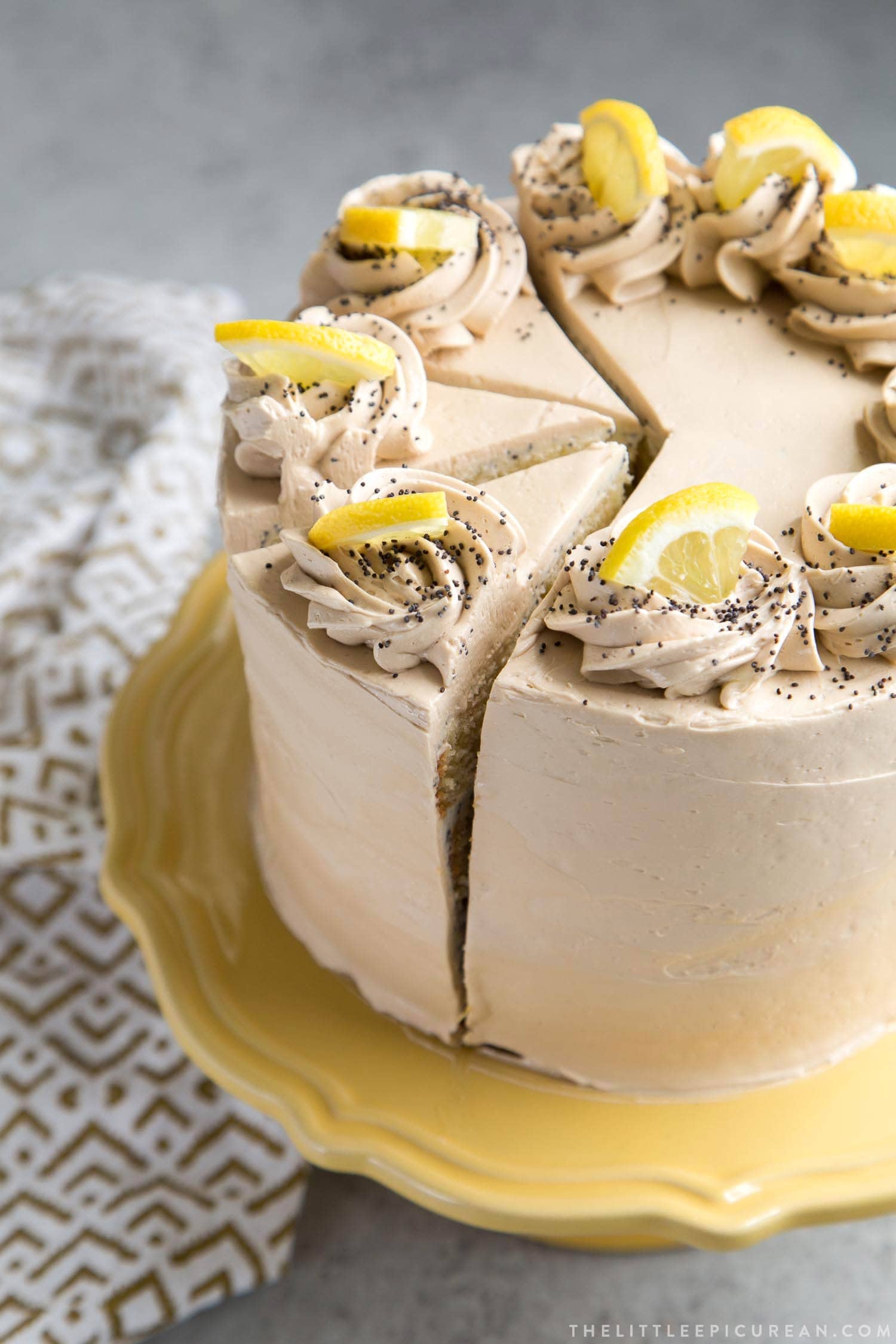 Poppy Seed Lemon Cake