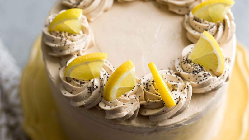 Poppy Seed Lemon Cake