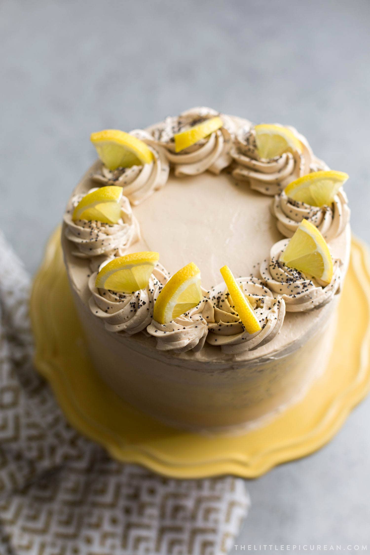 Poppy Seed Lemon Cake