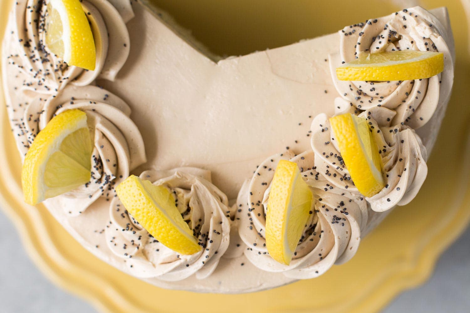 Poppy Seed Lemon Cake