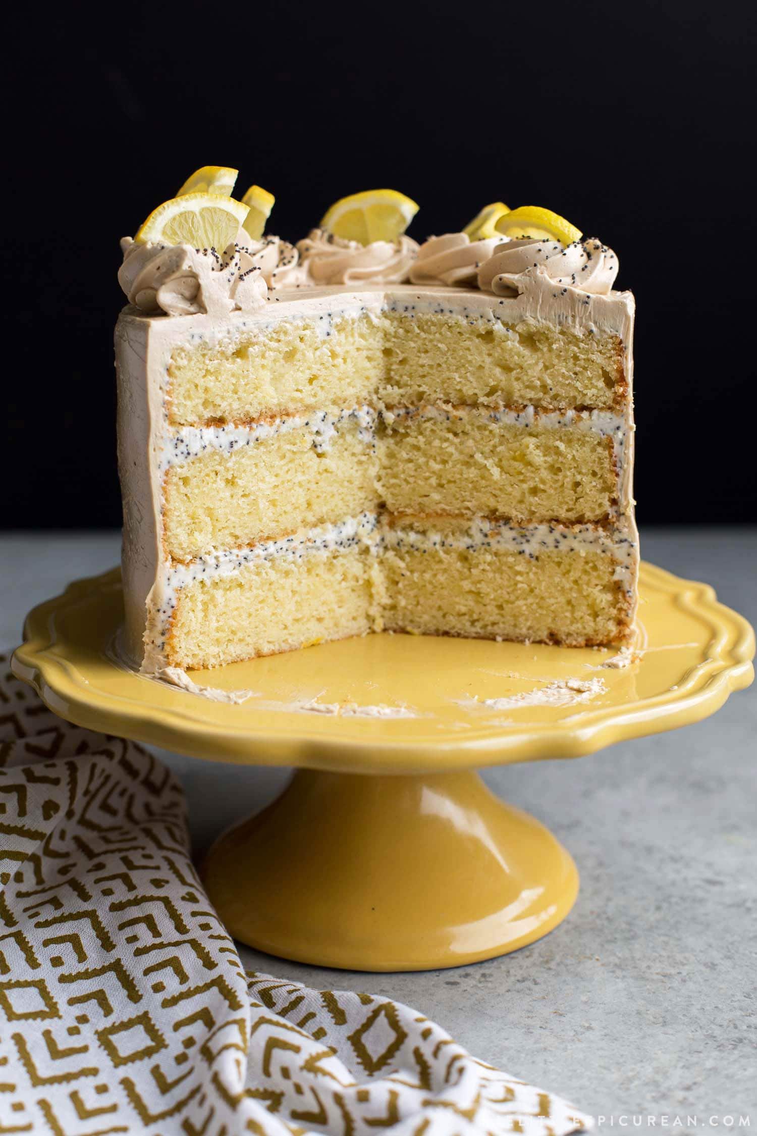 Poppy Seed Lemon Cake