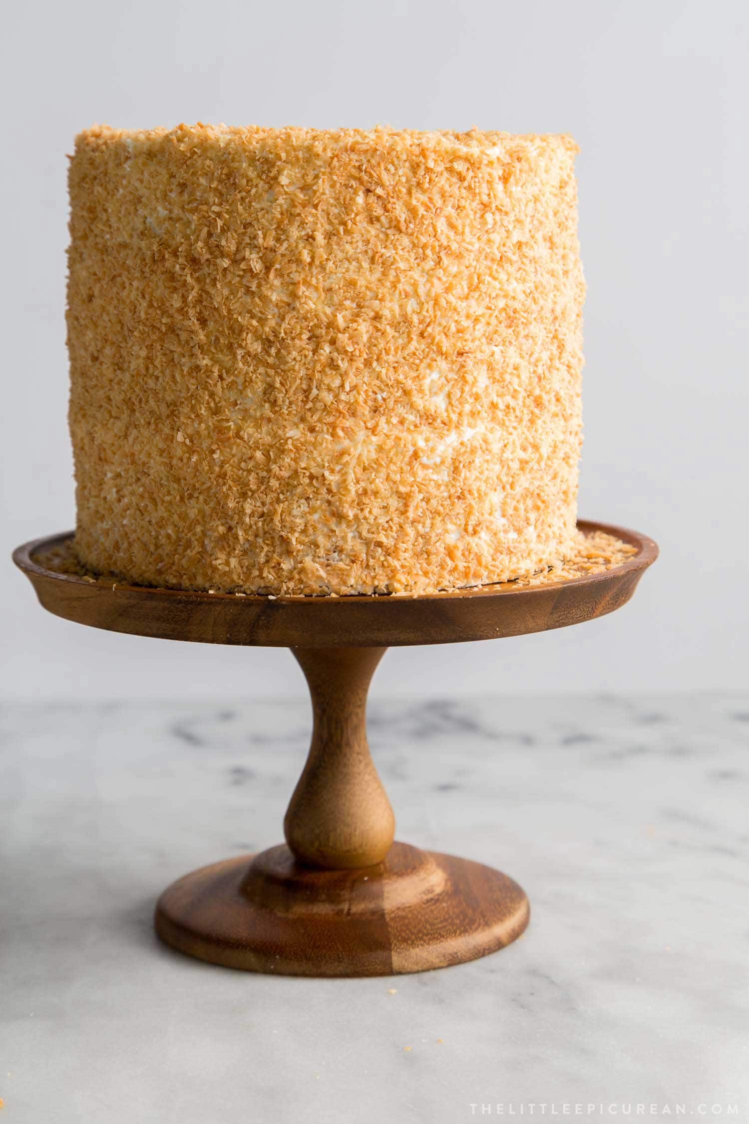 Toasted Coconut Cream Cake