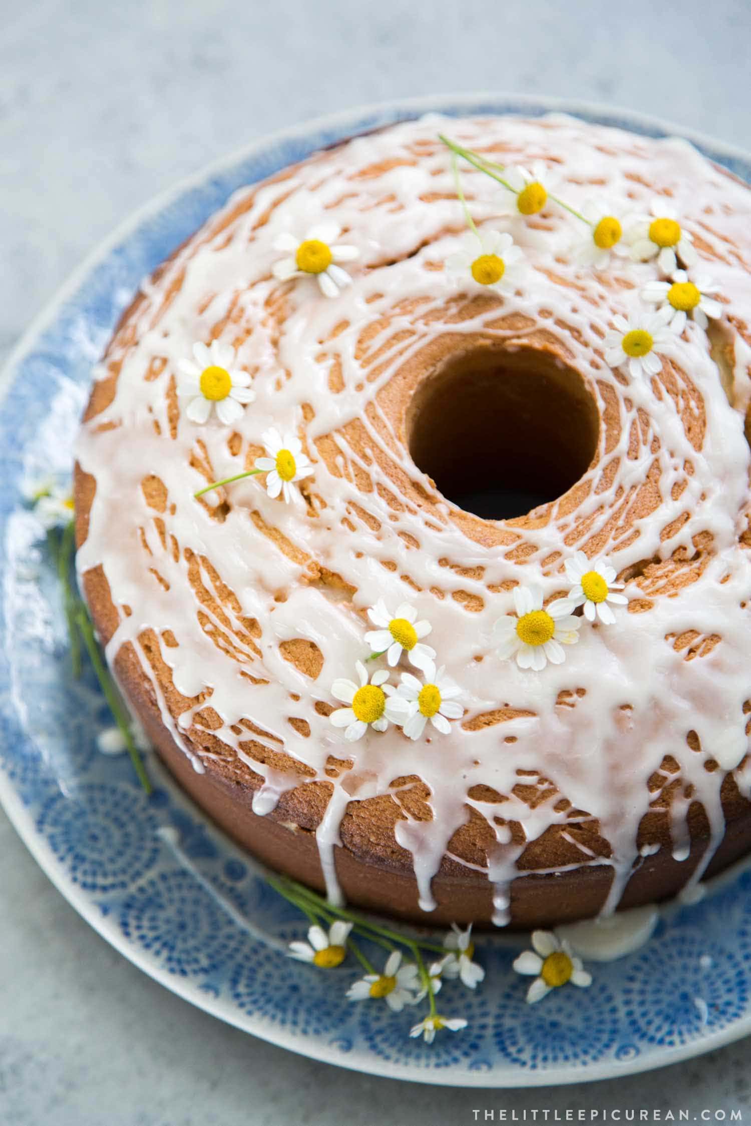 Lemon Chamomile Pound Cake