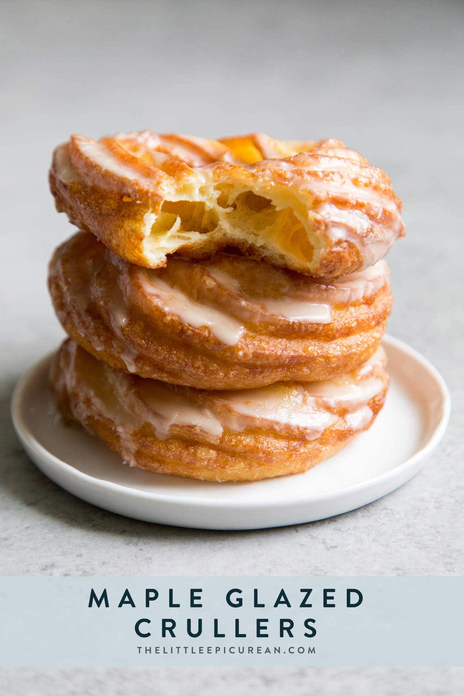 Maple Glazed Crullers