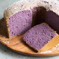 Ube Chiffon Cake