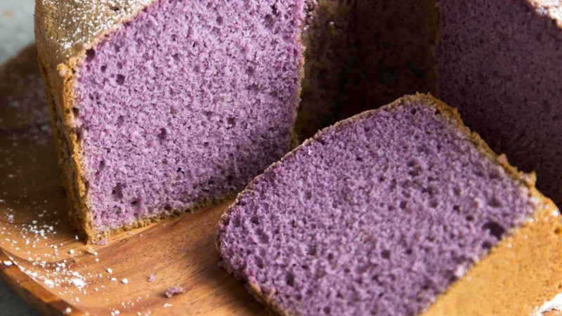 Ube Chiffon Cake