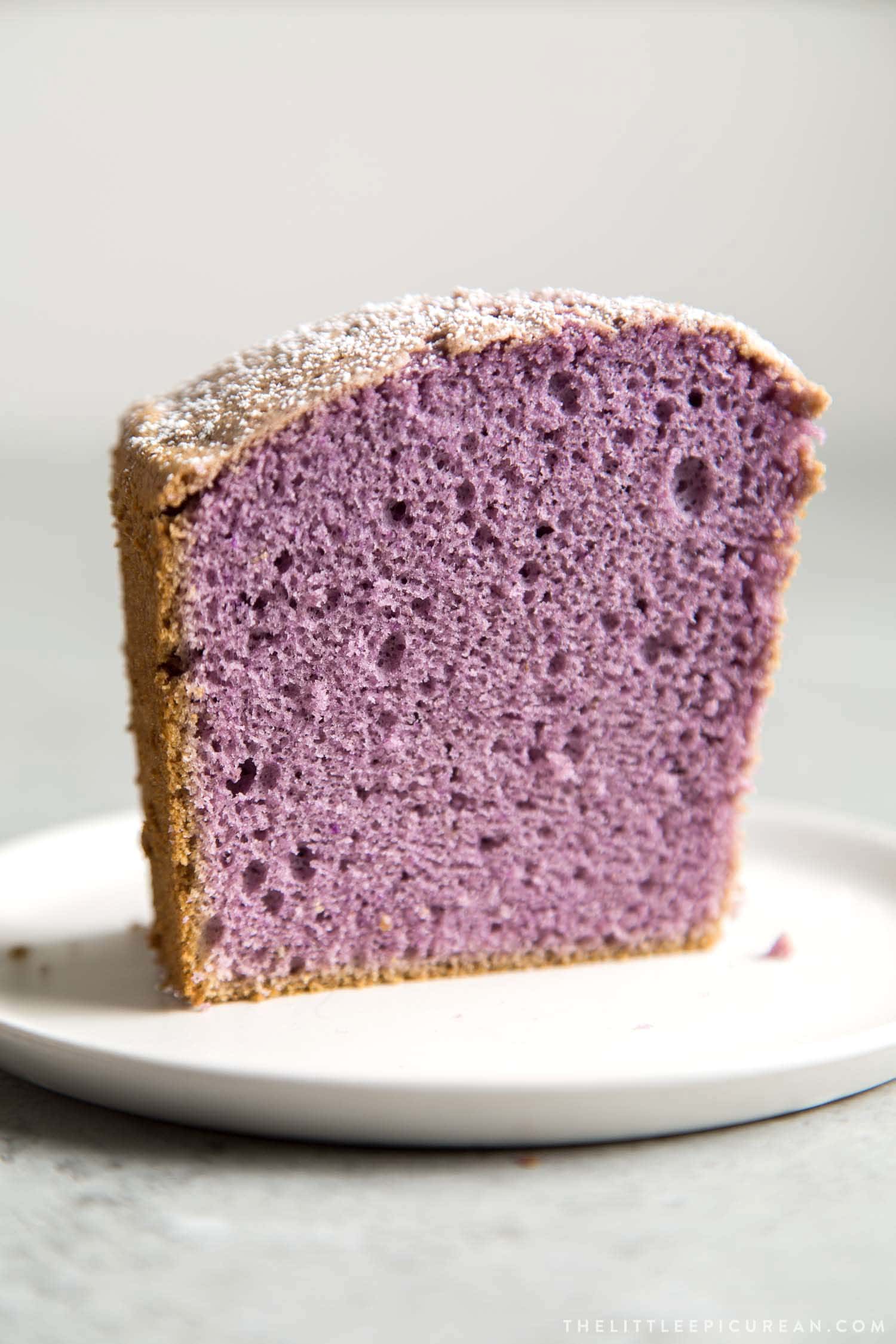 Ube Chiffon Cake