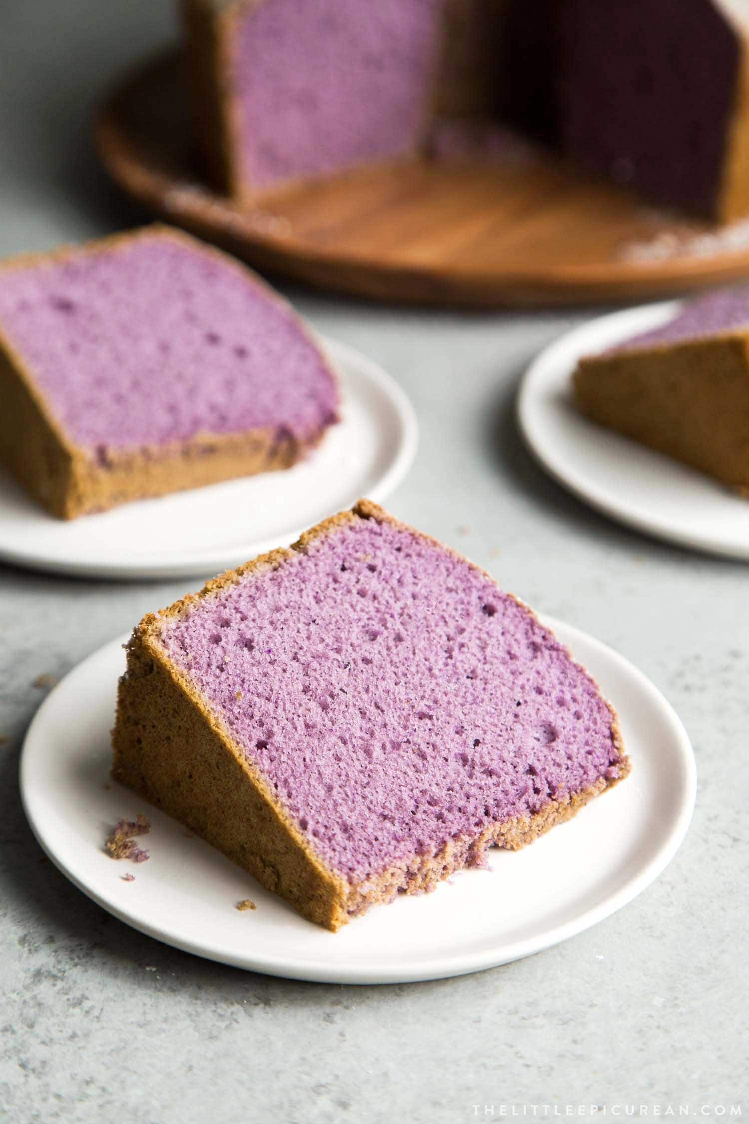 Ube Chiffon Cake 