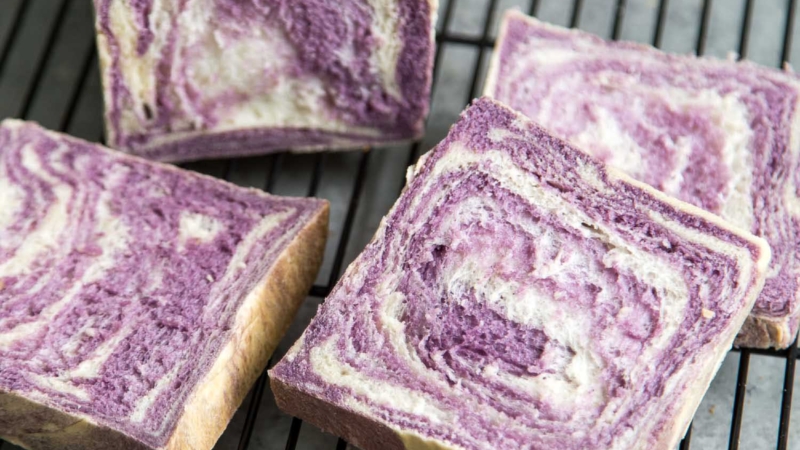 Purple Yam Milk Bread