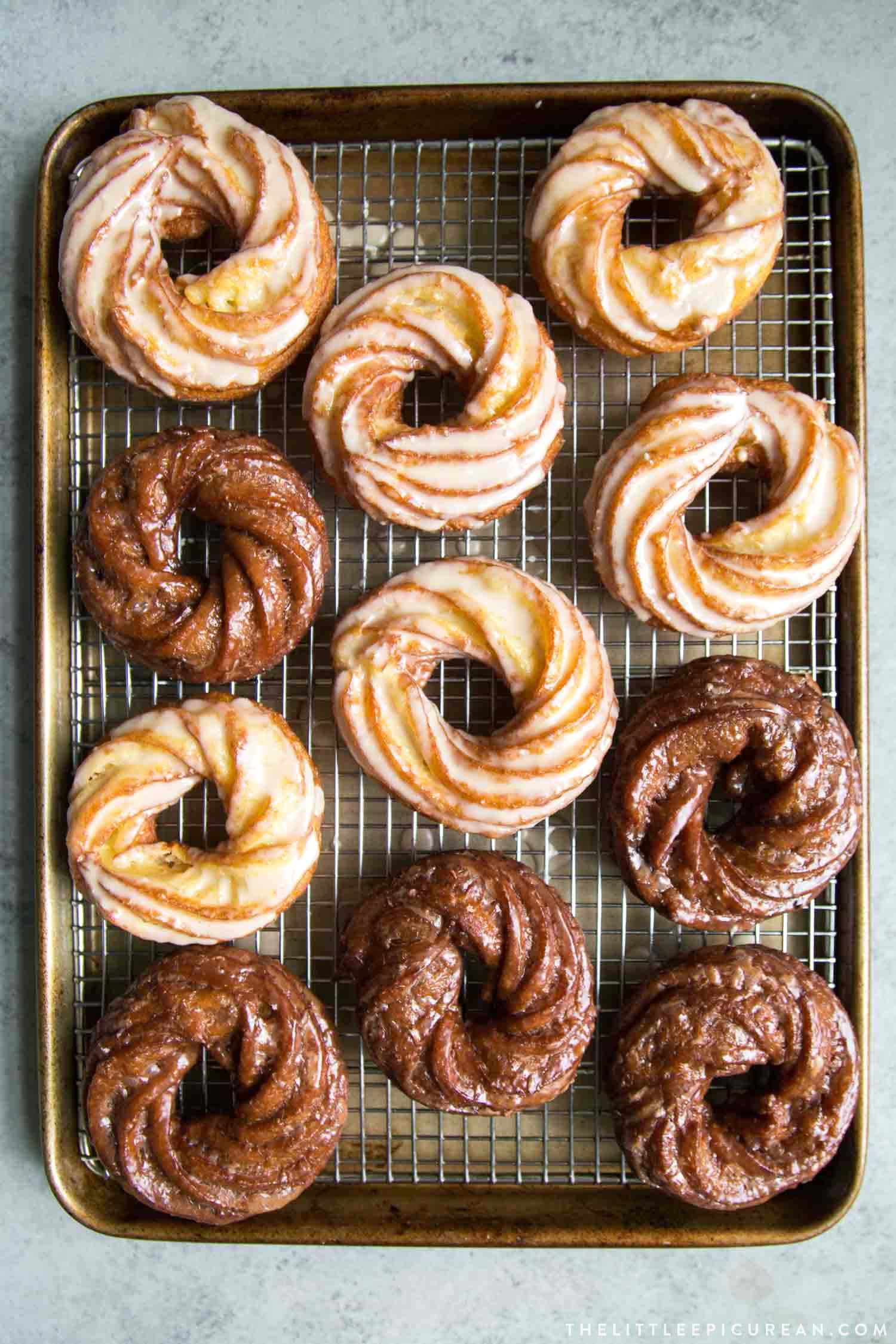 Assorted Crullers Doughnuts