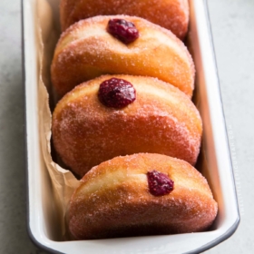 Chia Berry Jelly Donuts