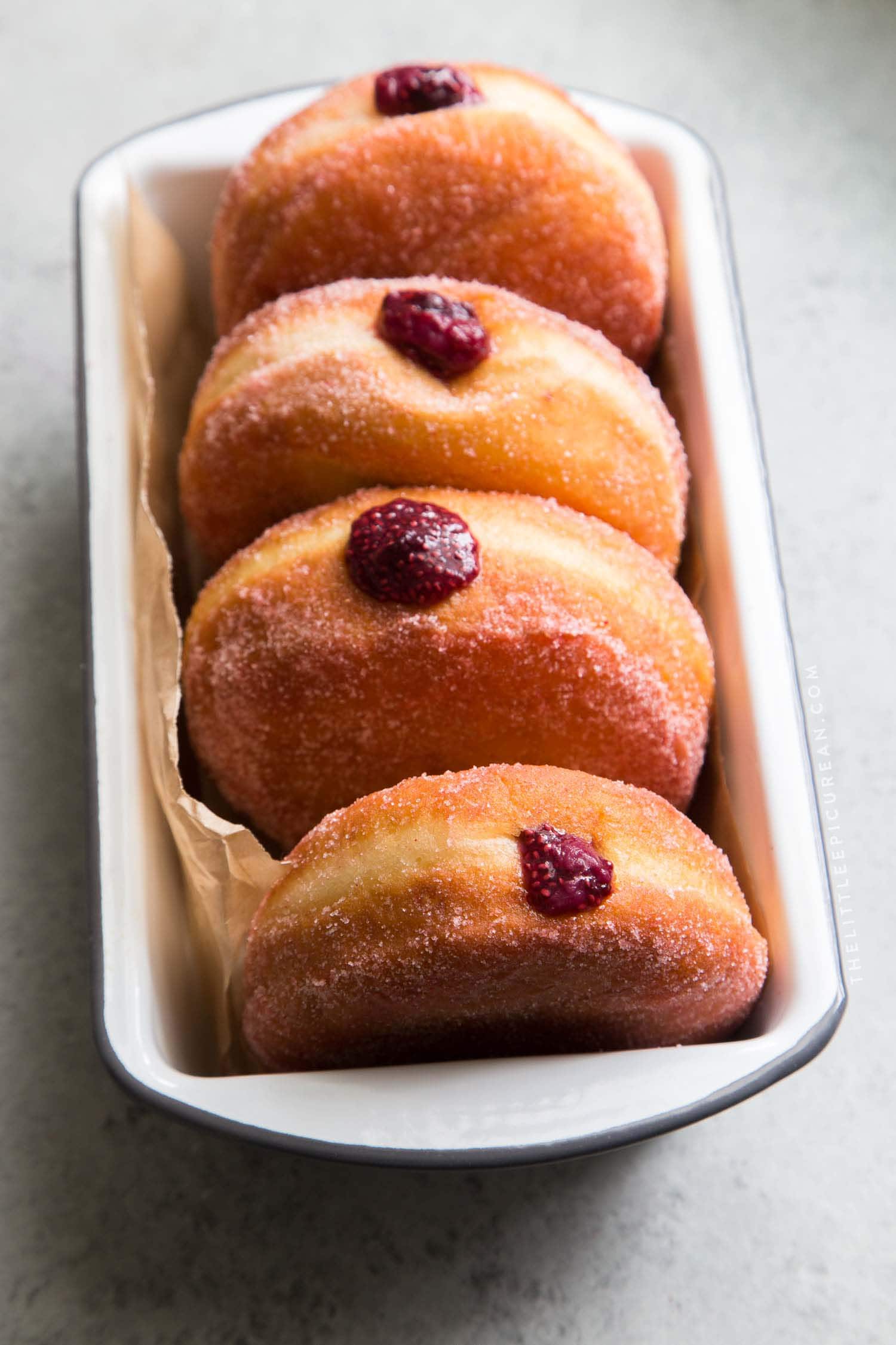 Chia Berry Jelly Donuts