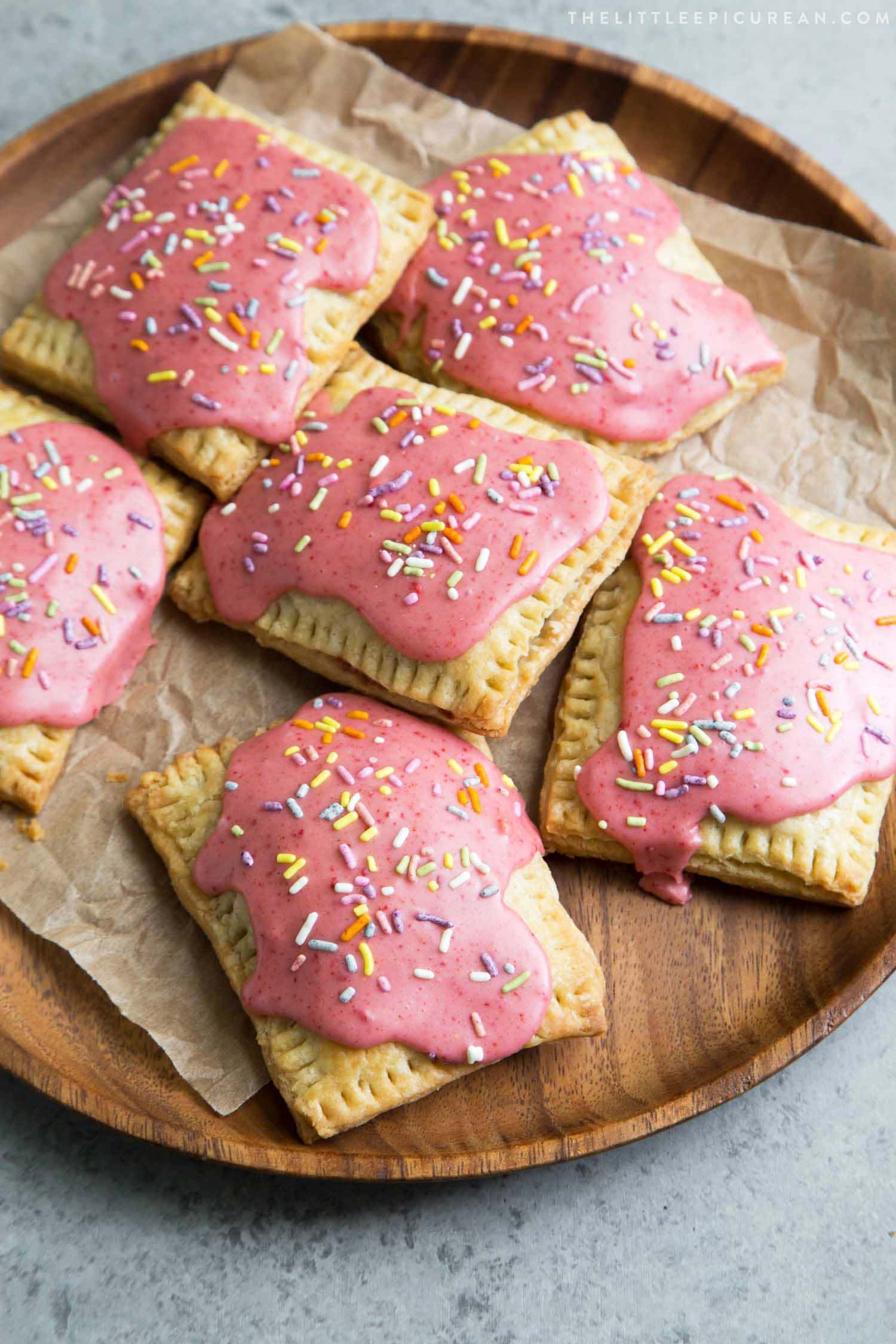 Chia Strawberry Jam Pop Tarts