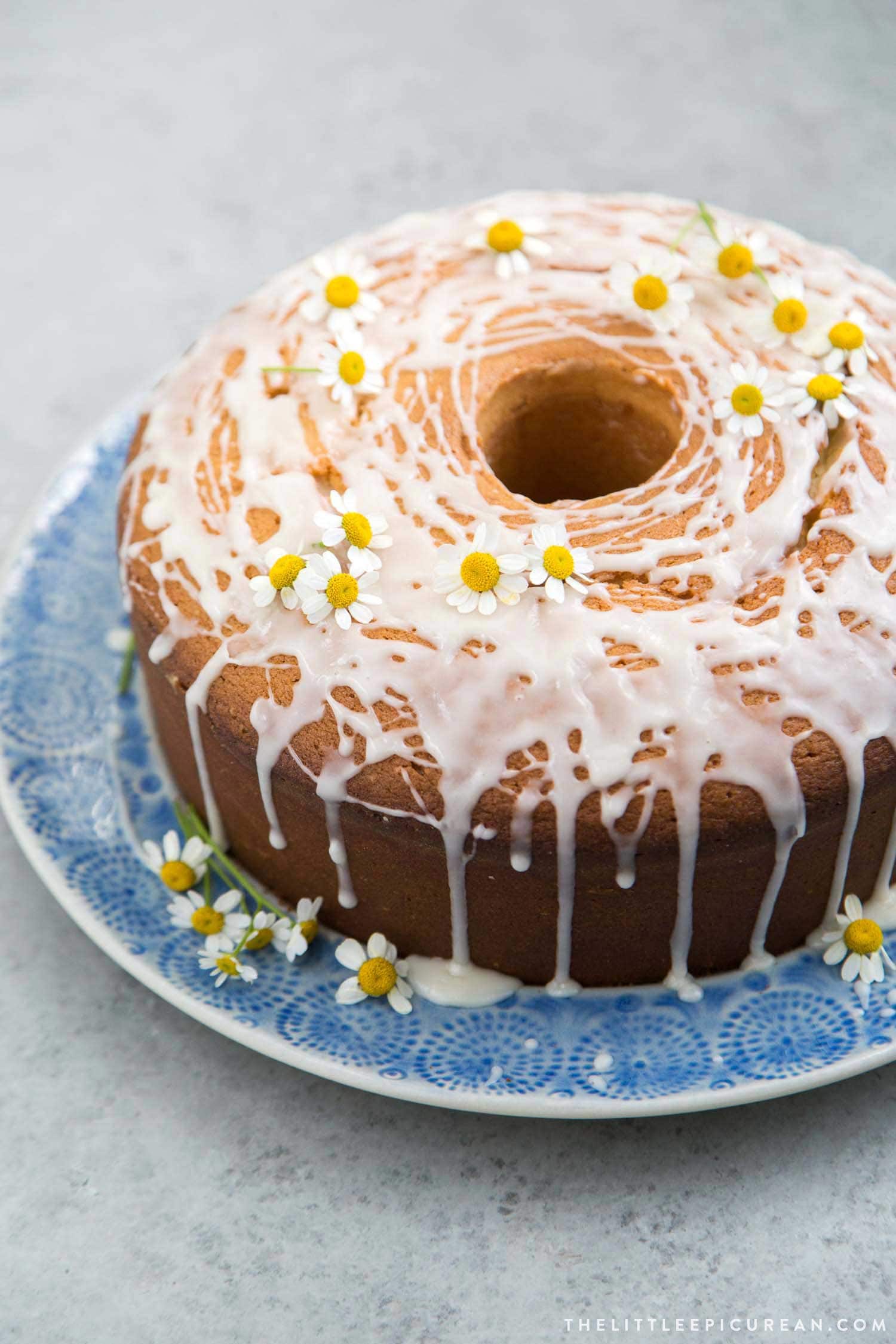 Lemon Chamomile Pound Cake