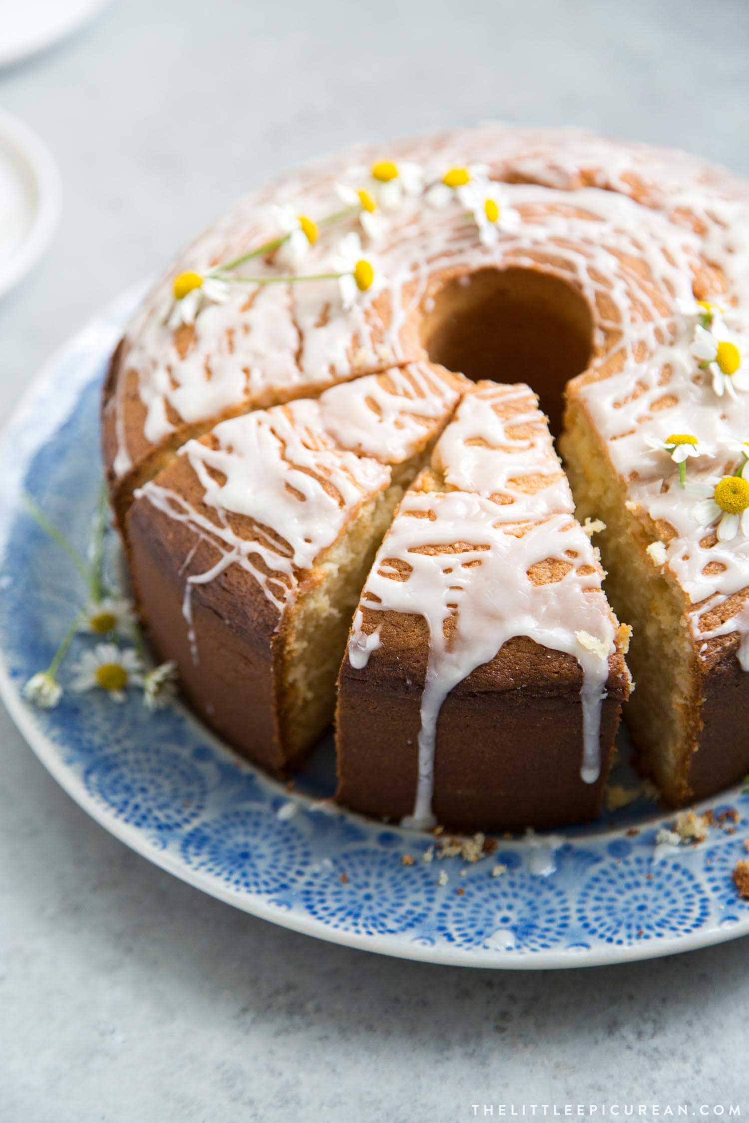 Lemon Chamomile Pound Cake