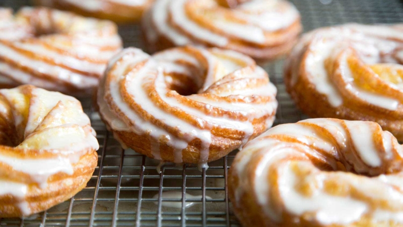 Maple Cruller Doughnuts