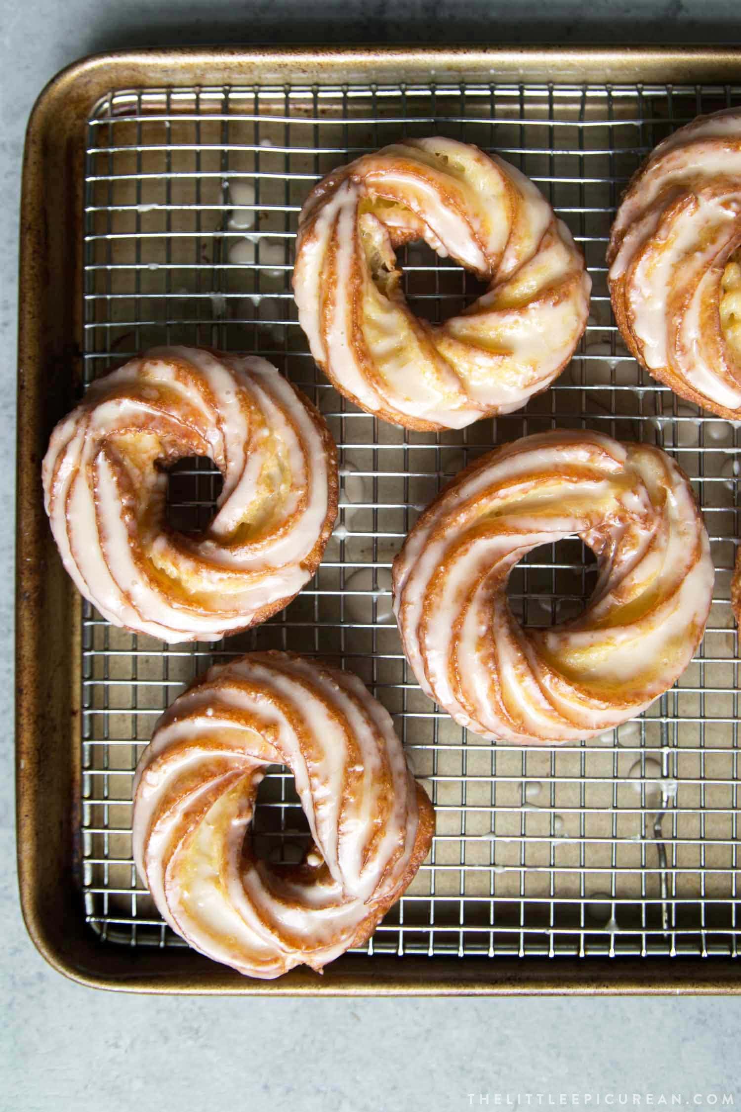 Maple Glazed Crullers