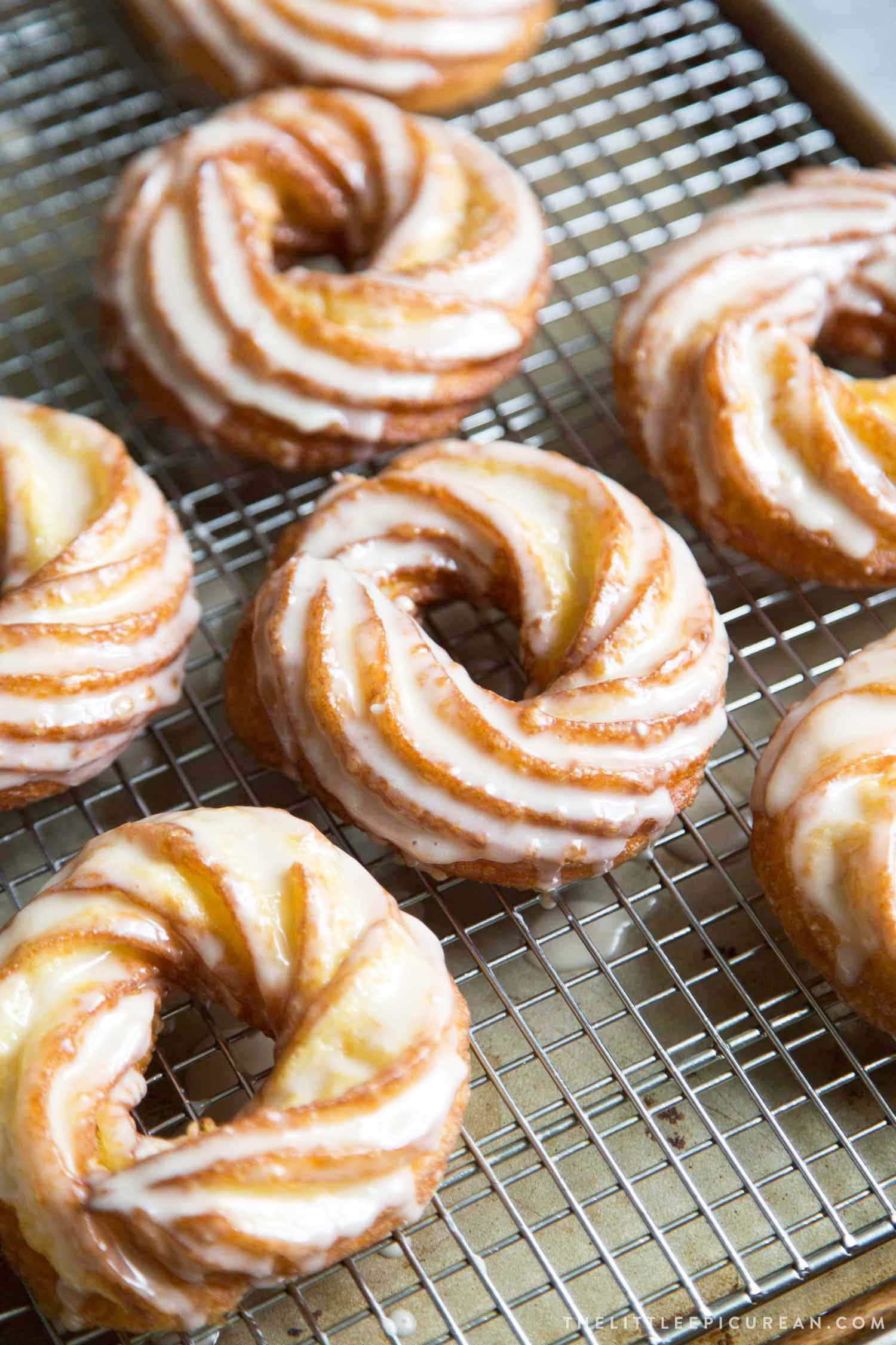 Maple Glazed Crullers