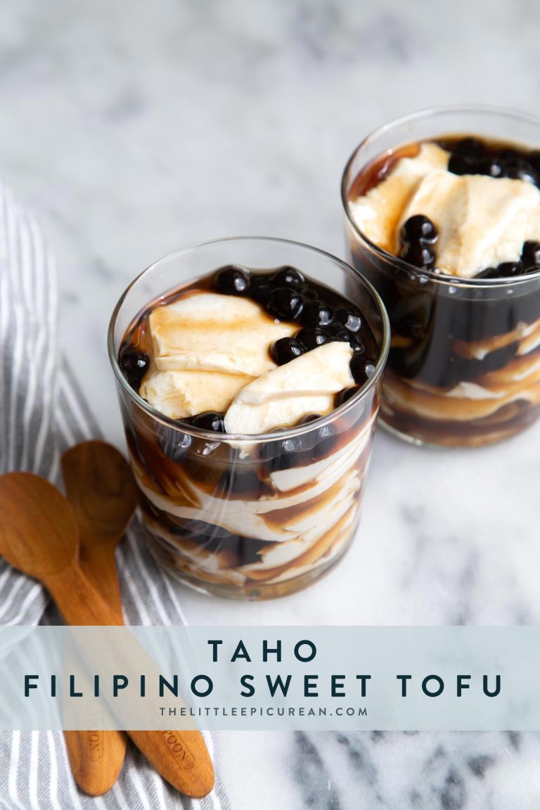 Taho (Filipino Sweet Tofu) The Little Epicurean