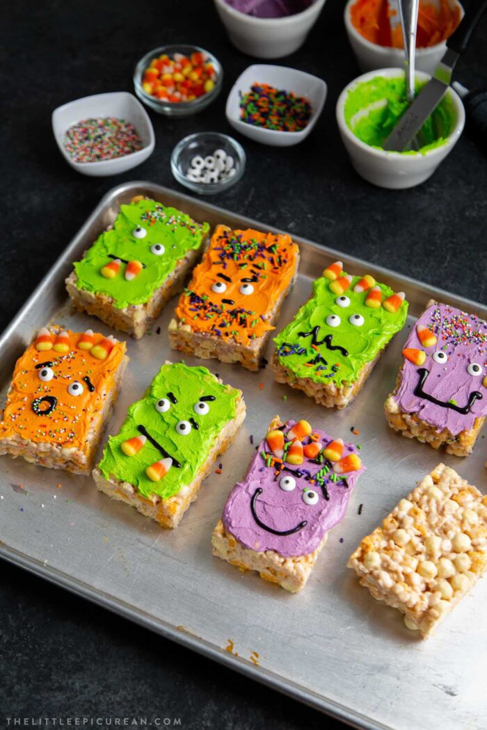 Monster Marshmallow Cereal Treats - The Little Epicurean
