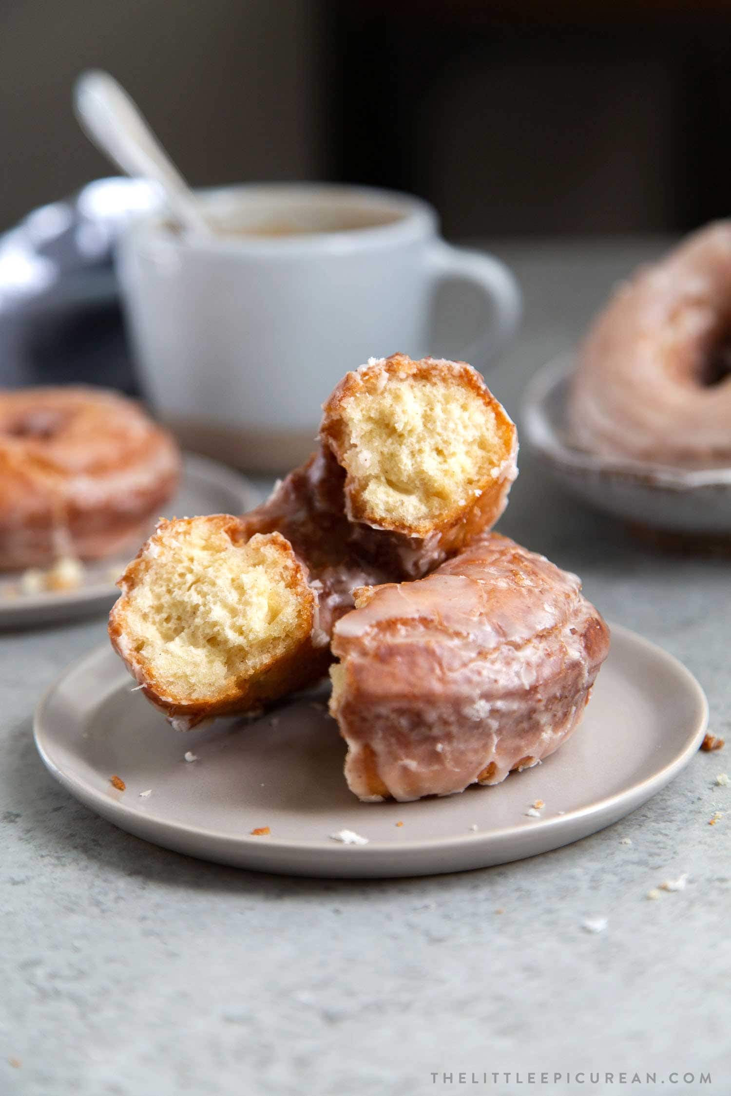 Brown Butter Old Fashioned Donuts. These homemade fried cake donuts are brown butter glazed.