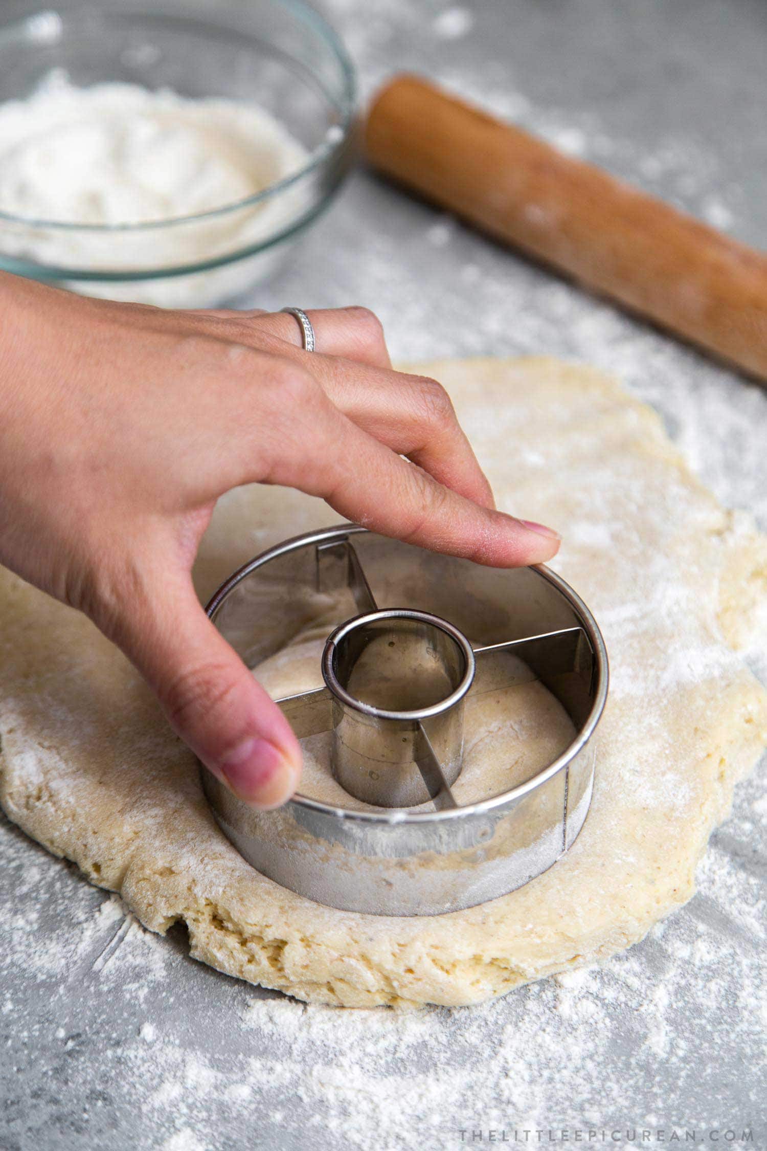 Brown Butter Old Fashioned Donuts. The dough is very sticky. It requires chilling before rolling out and frying. 