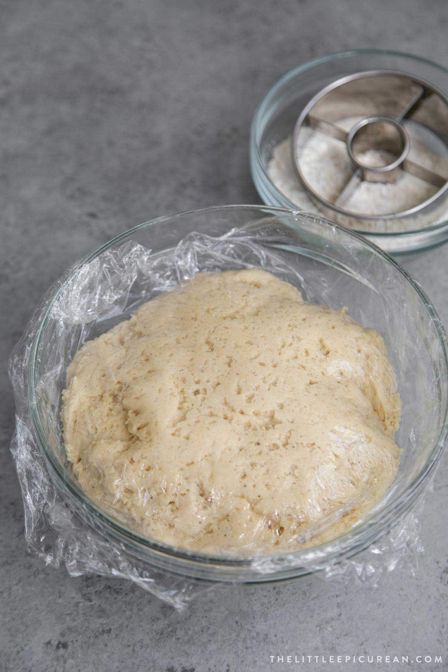 Brown Butter Old Fashioned Donuts. The dough is very sticky. It requires chilling before rolling out and frying. 