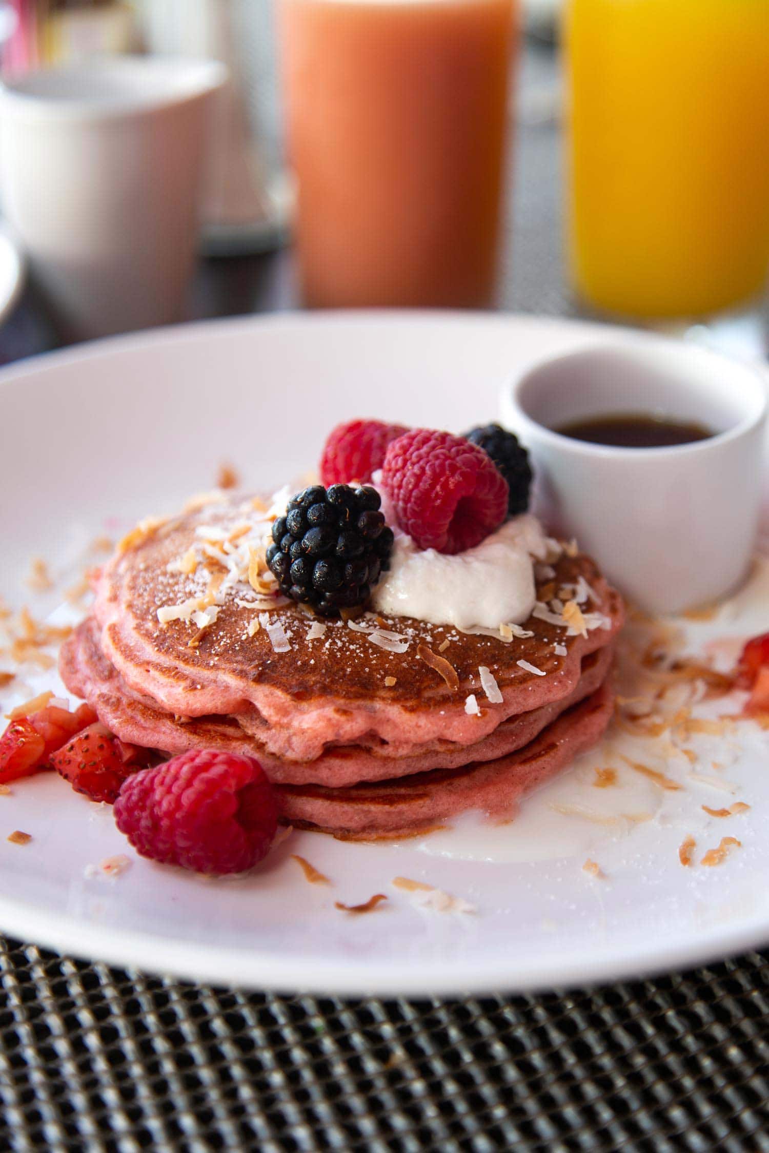 Royal Hawaiian Pink Palace Pancakes