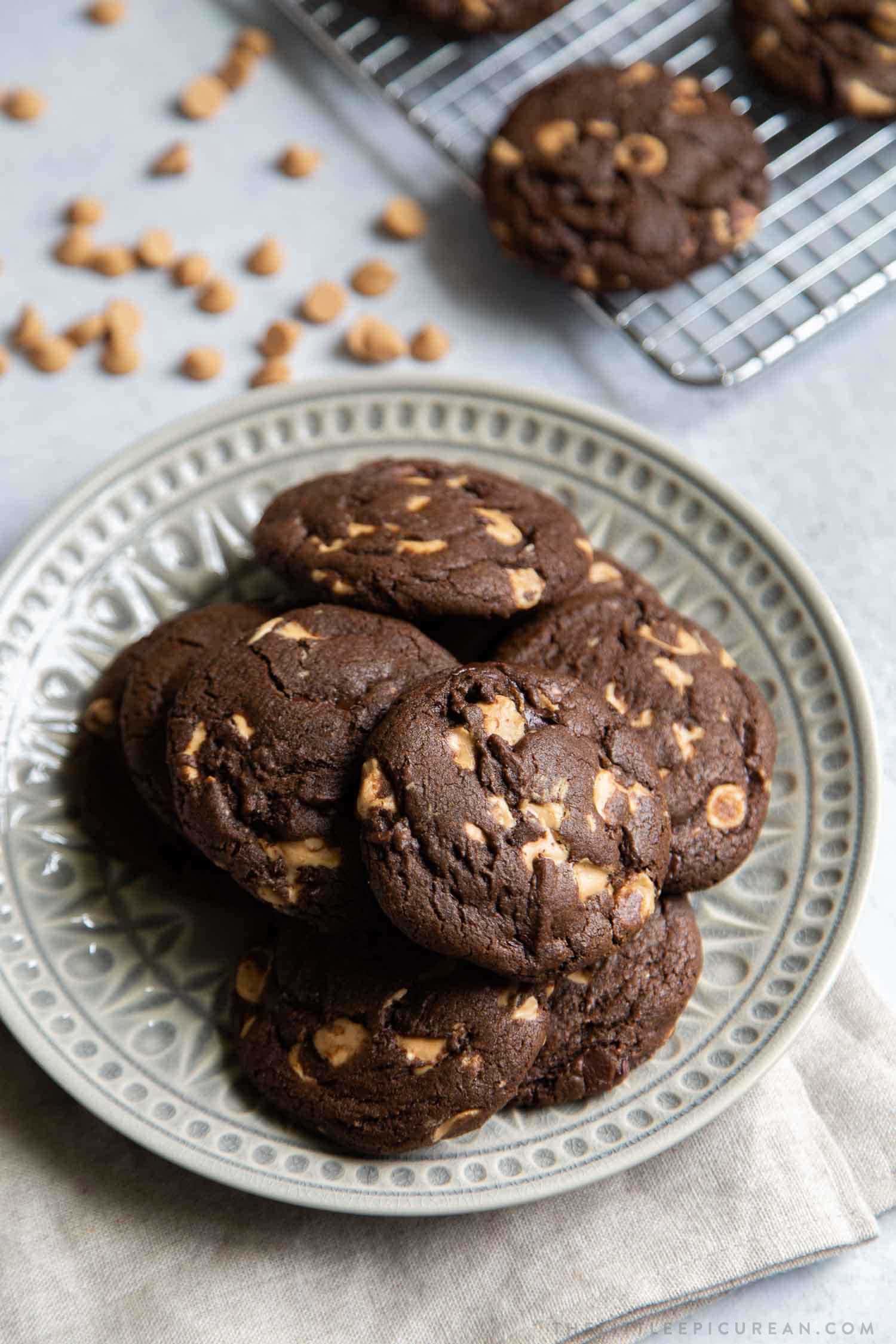 Chocolate Peanut Butter Chip Cookies