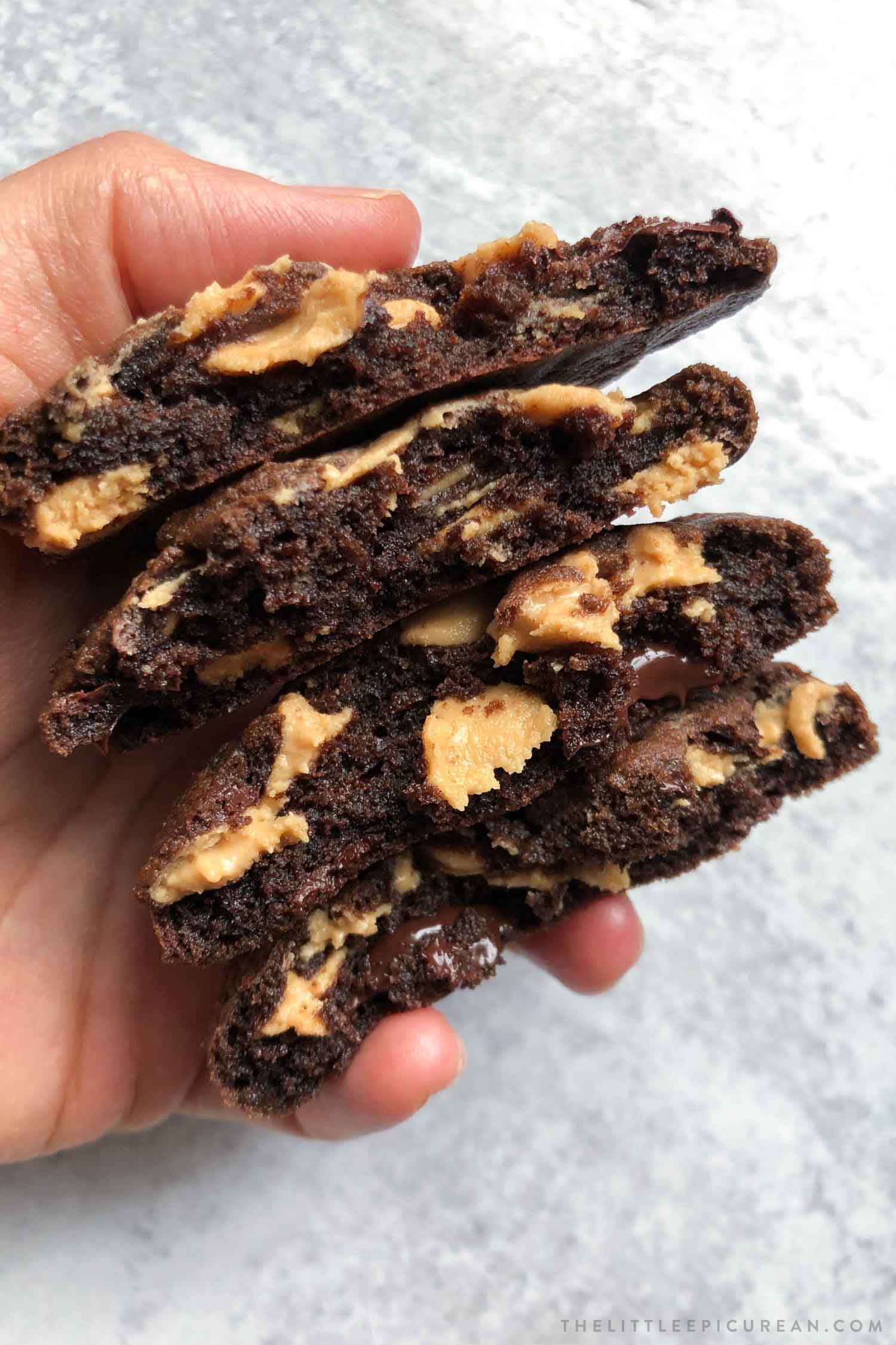 Chocolate Peanut Butter Chip Cookies