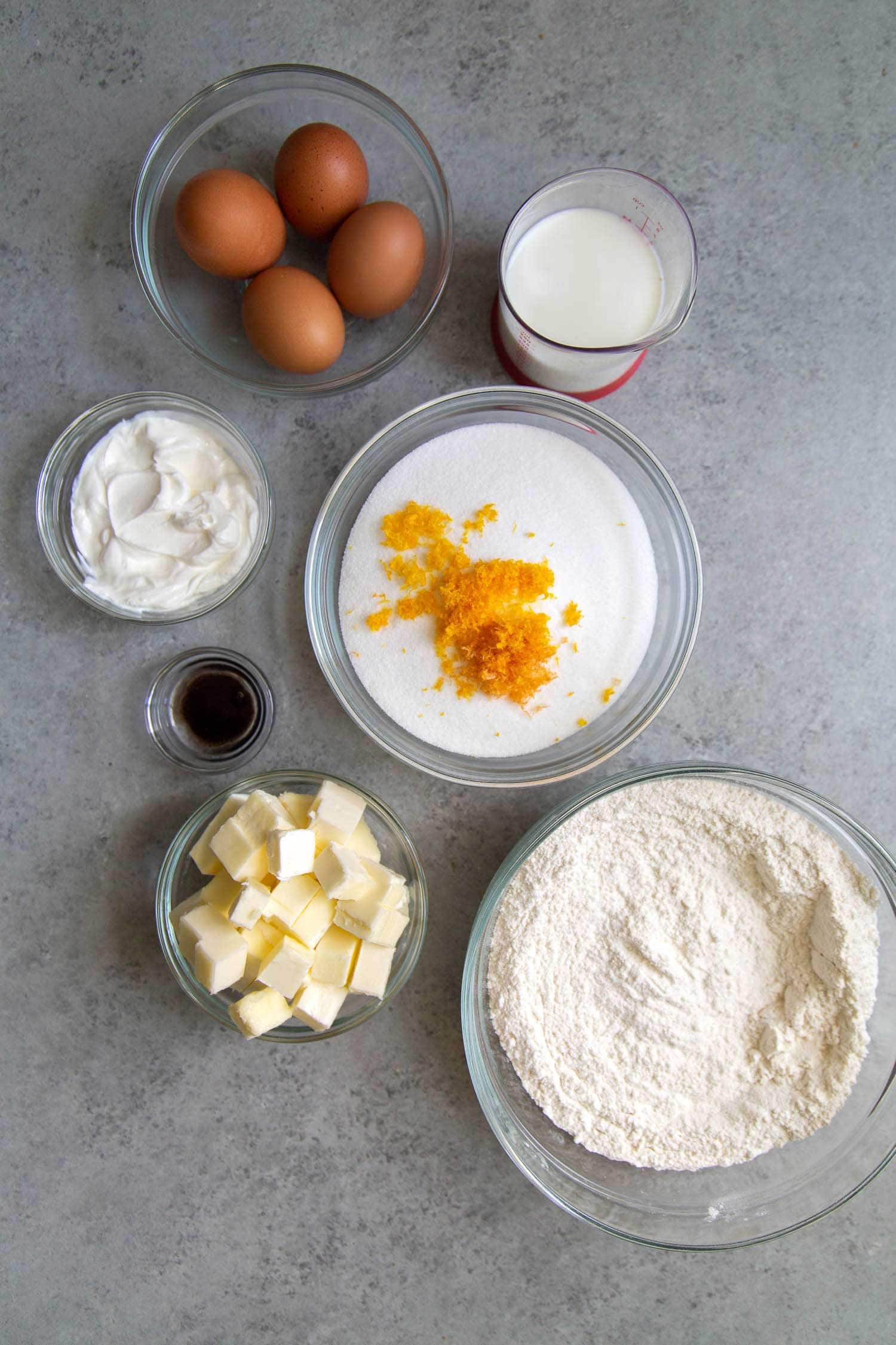 Orange Blossom Bundt Cake Ingredients