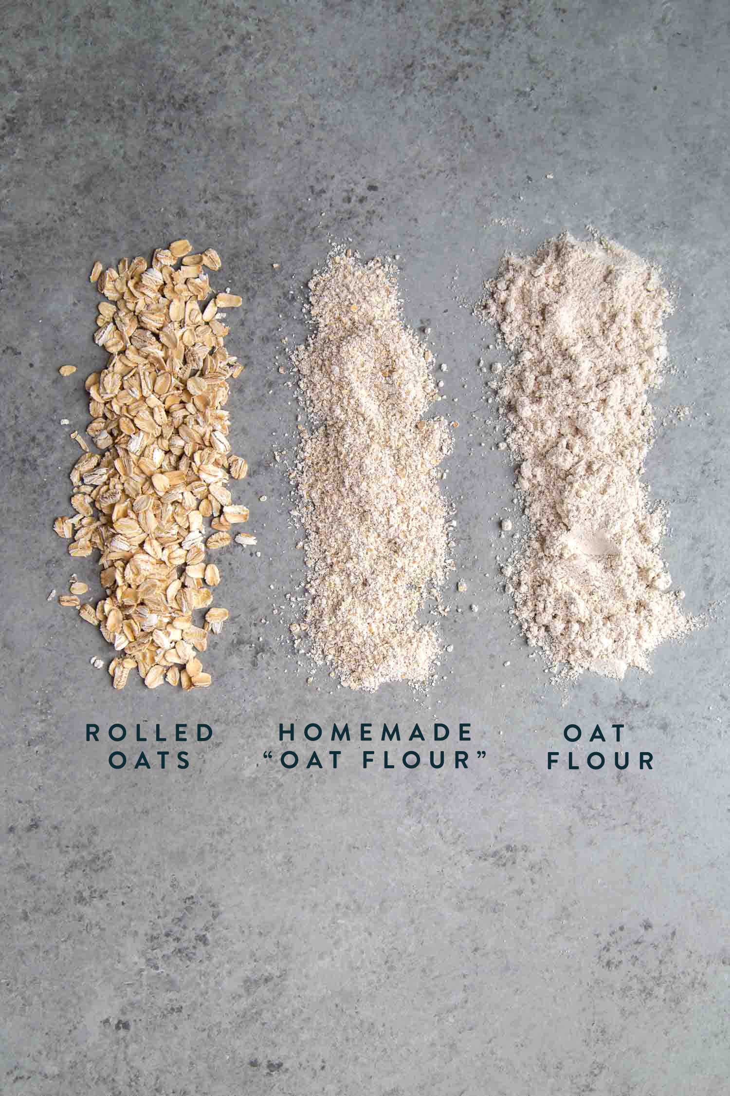 How to make oat flour using rolled oats or old fashioned oats