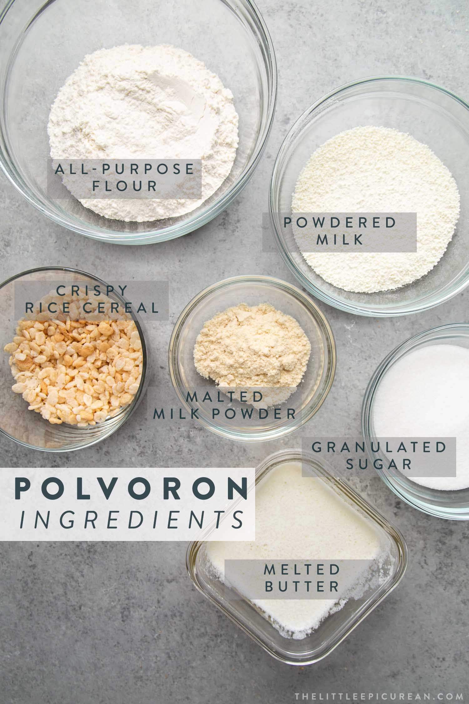 Filipino Polvoron Ingredients