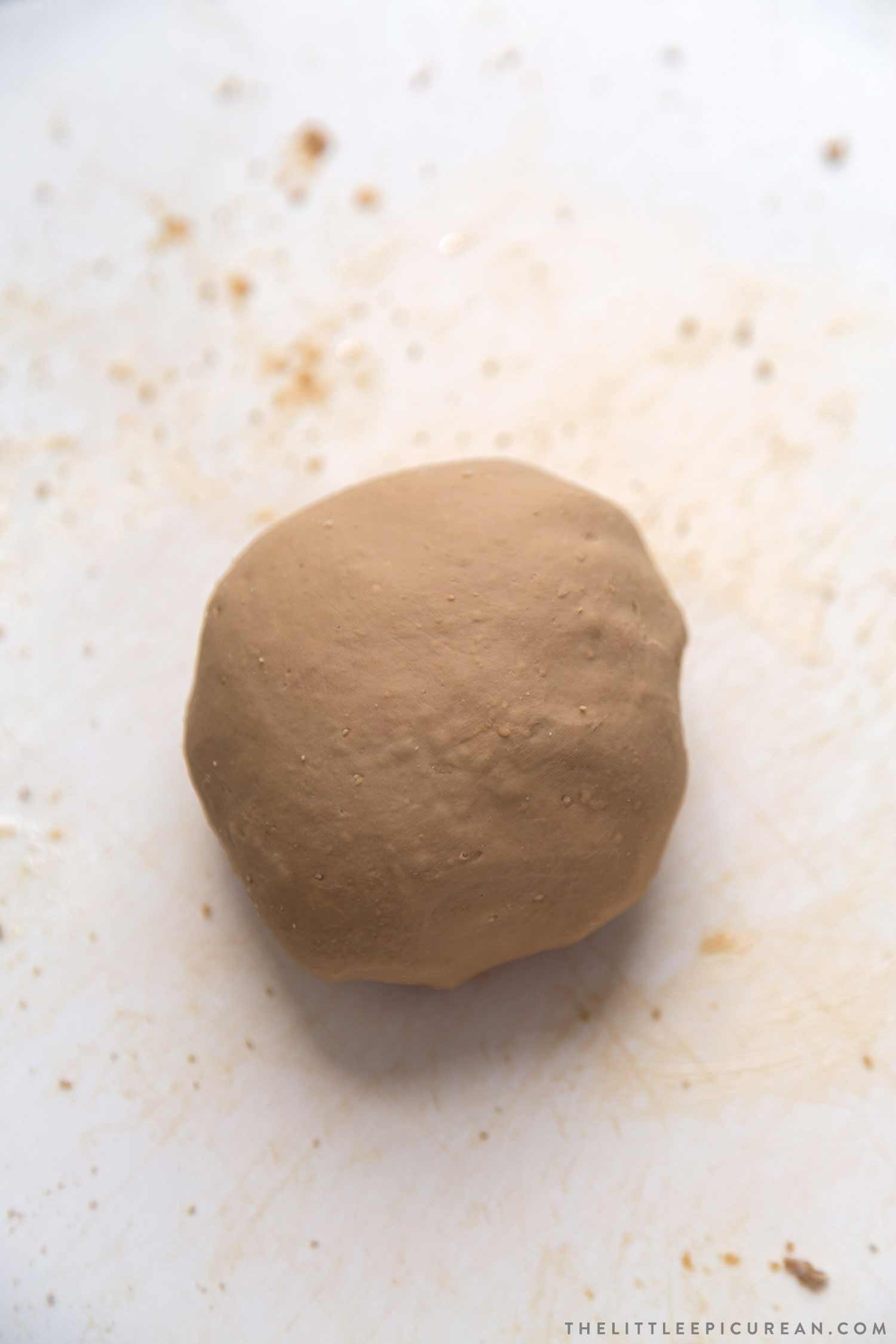 homemade boba tapioca dough