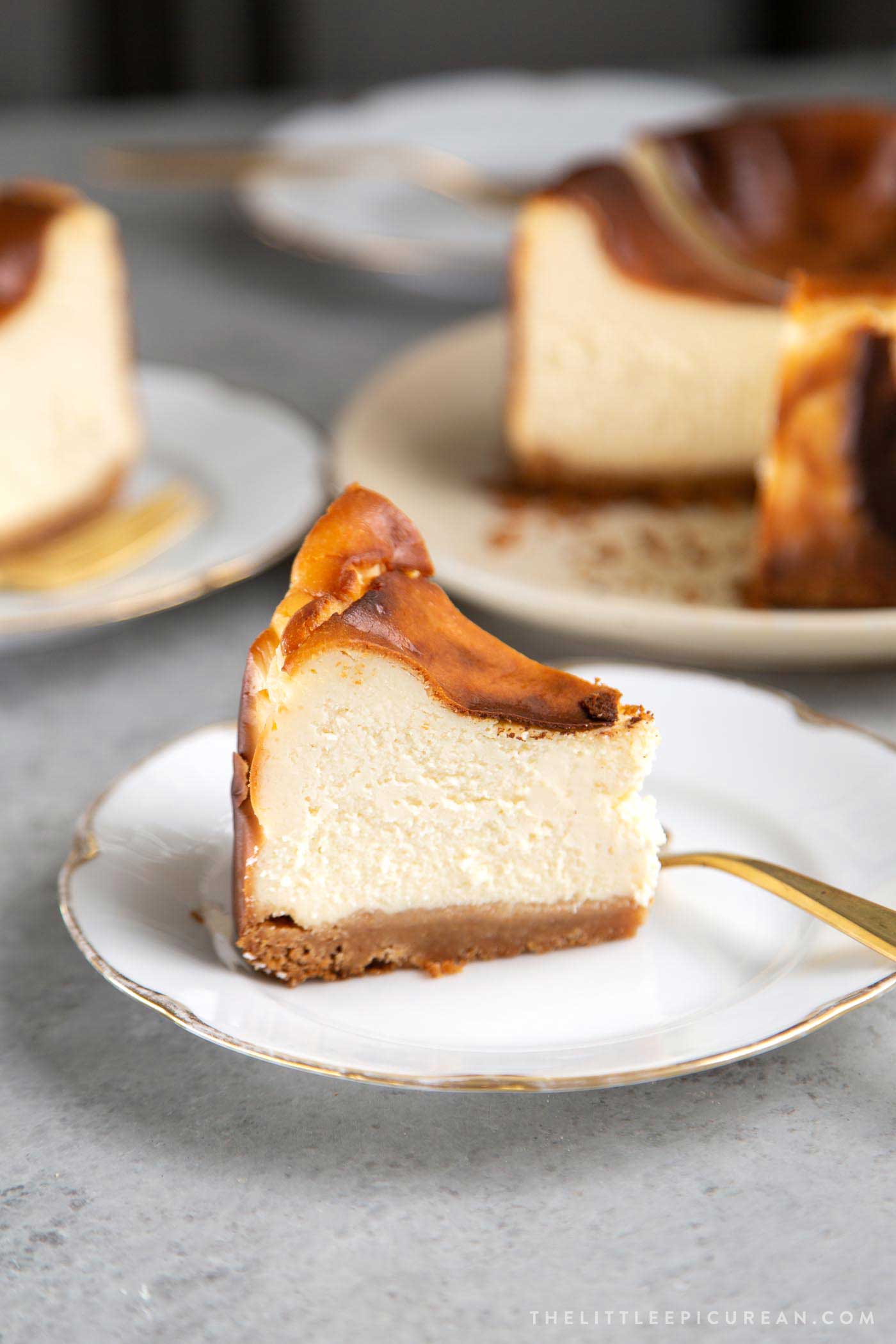 Basque Cheesecake Slice