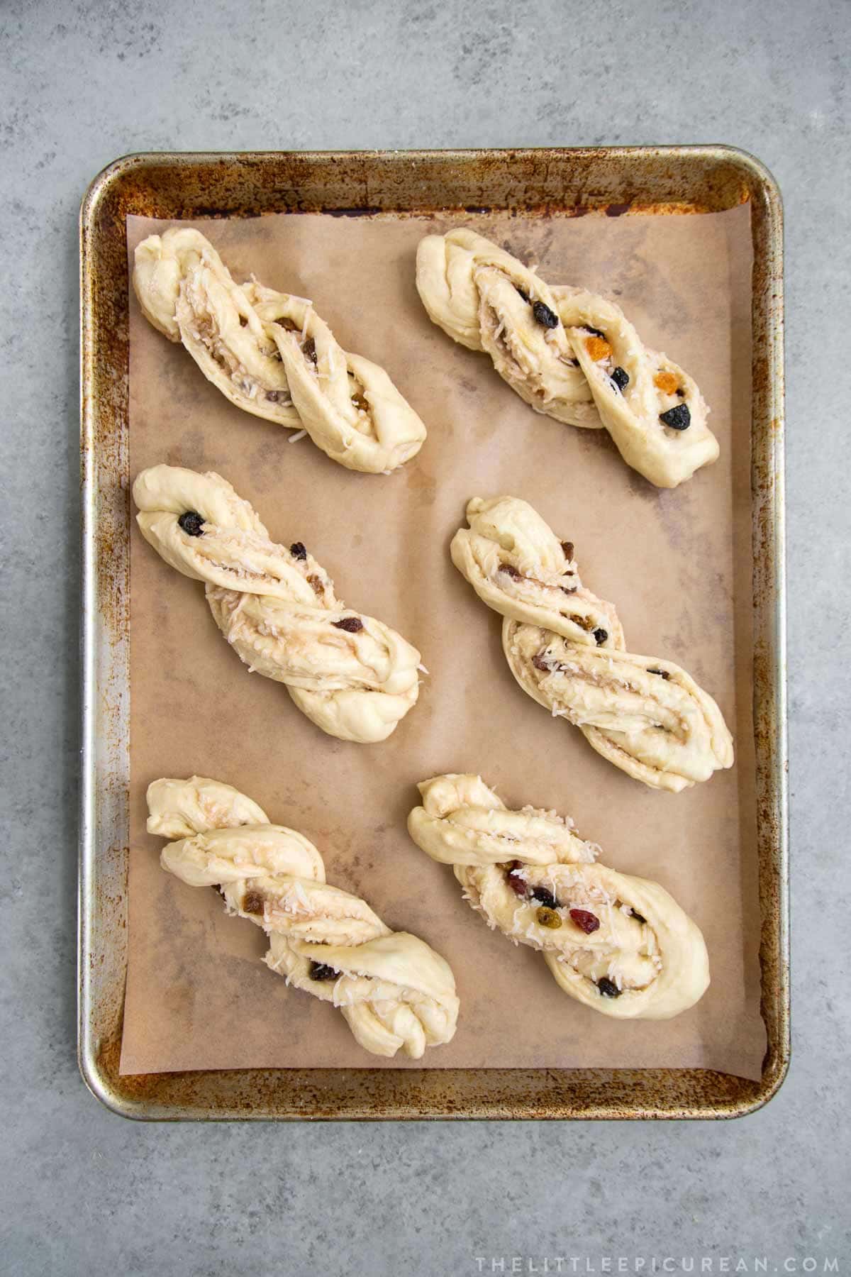 Braided Coconut Buns