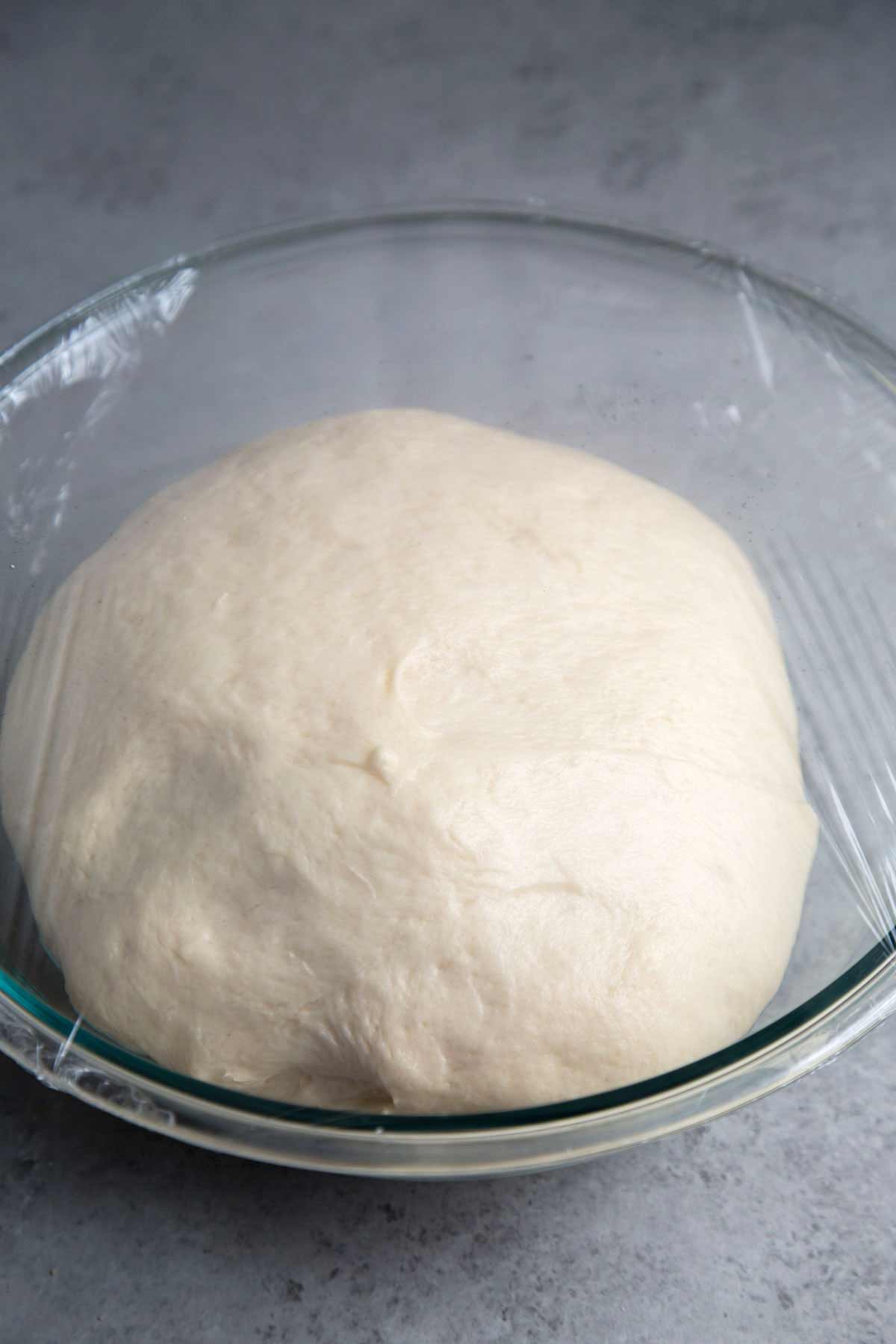 Milk Bread Dough after proof