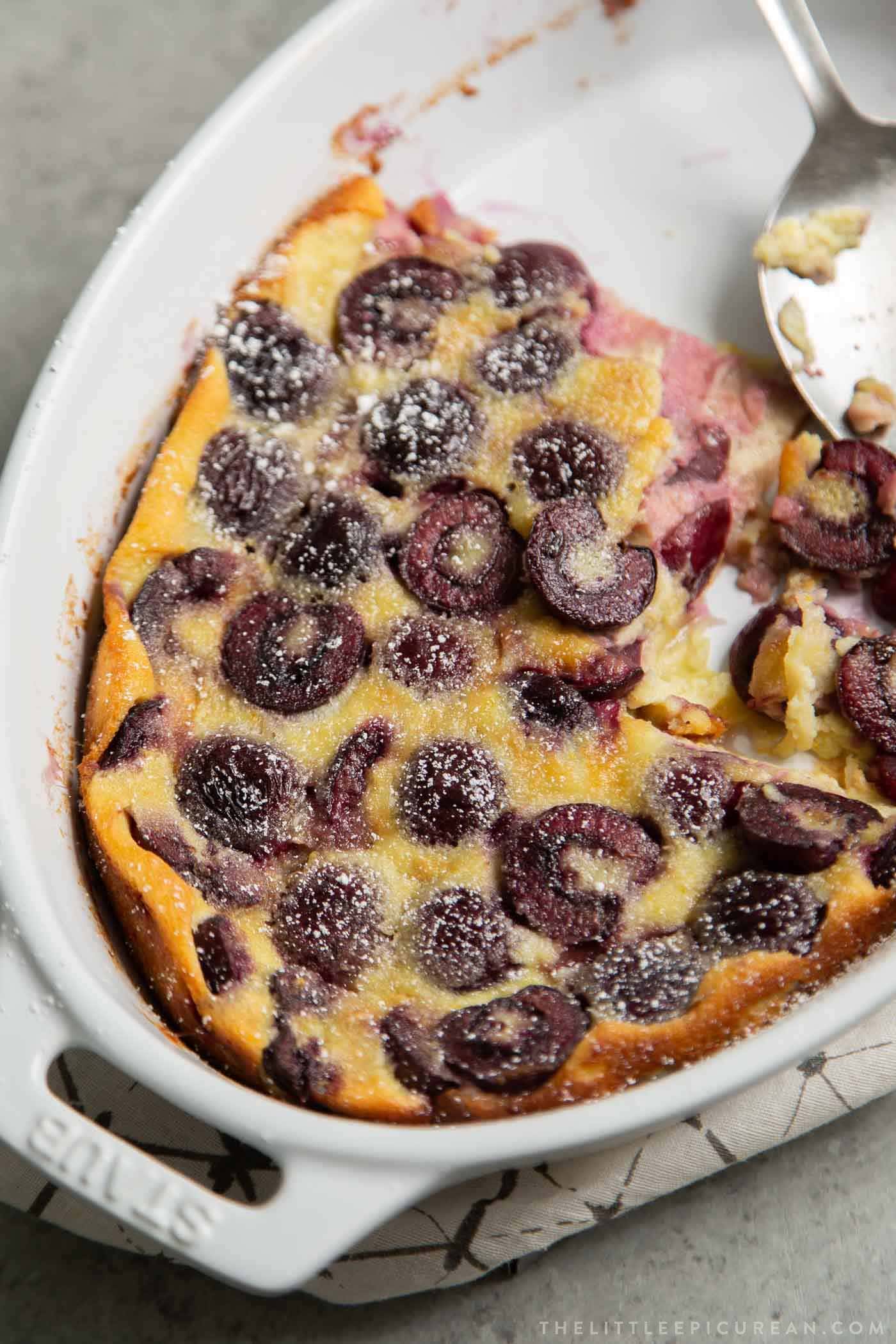 Sweet Cherry Clafoutis