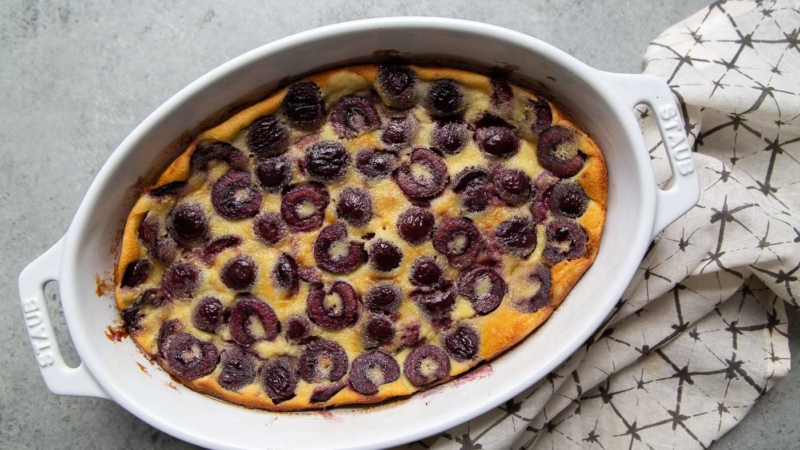 Sweet Cherry Clafoutis