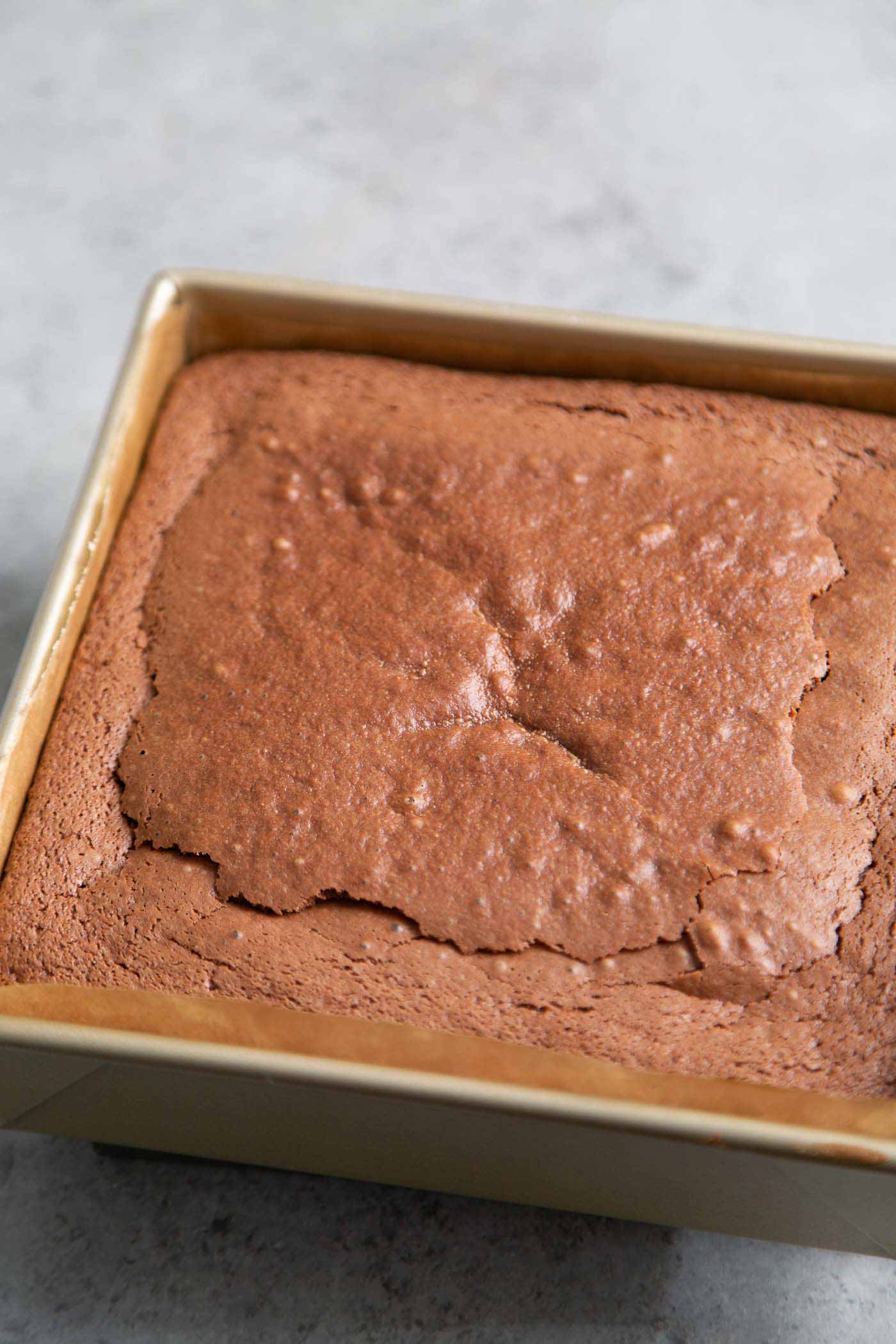 Chocolate Butter Mochi Cake